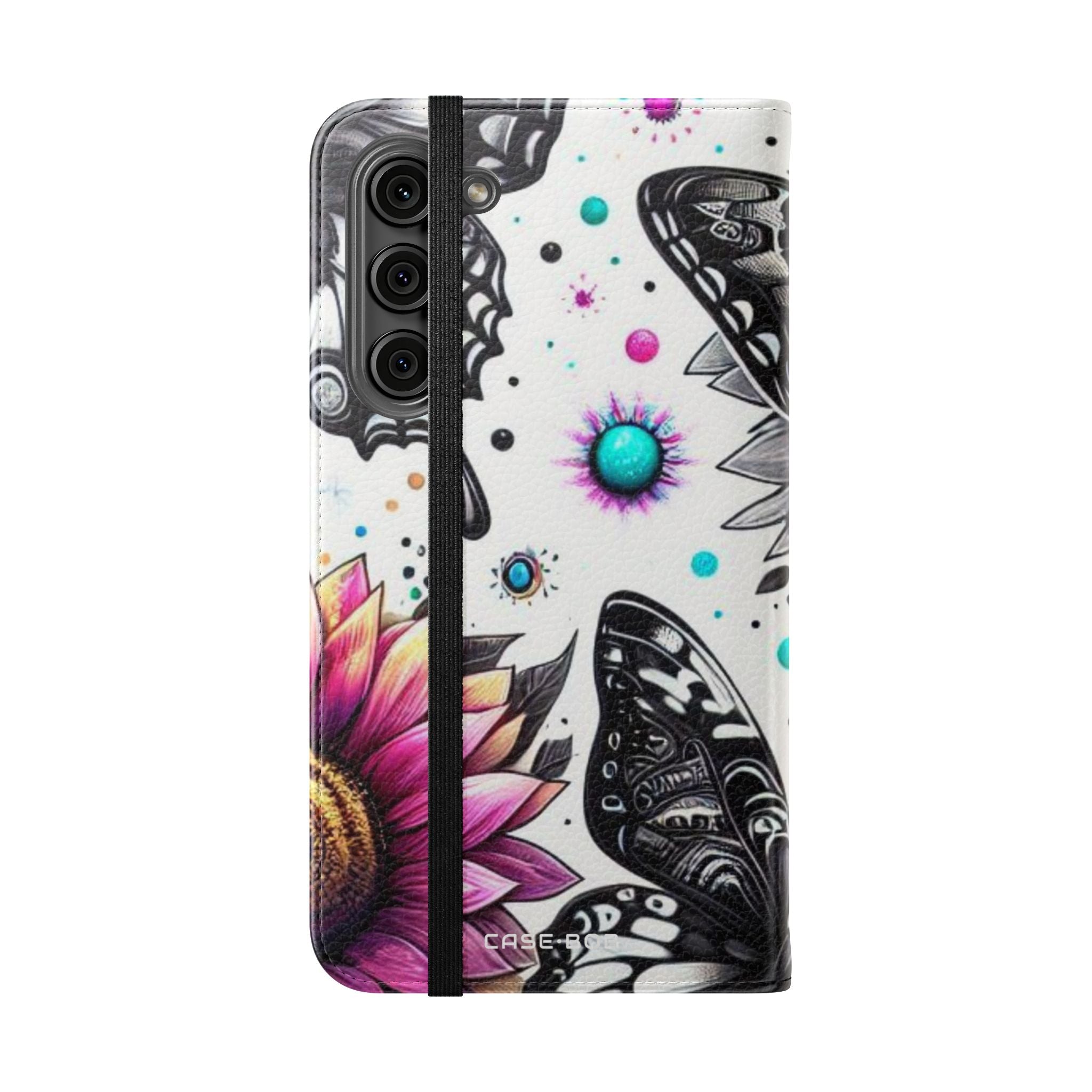 Monochrome Flutter - Samsung S23+ Case - Wallet