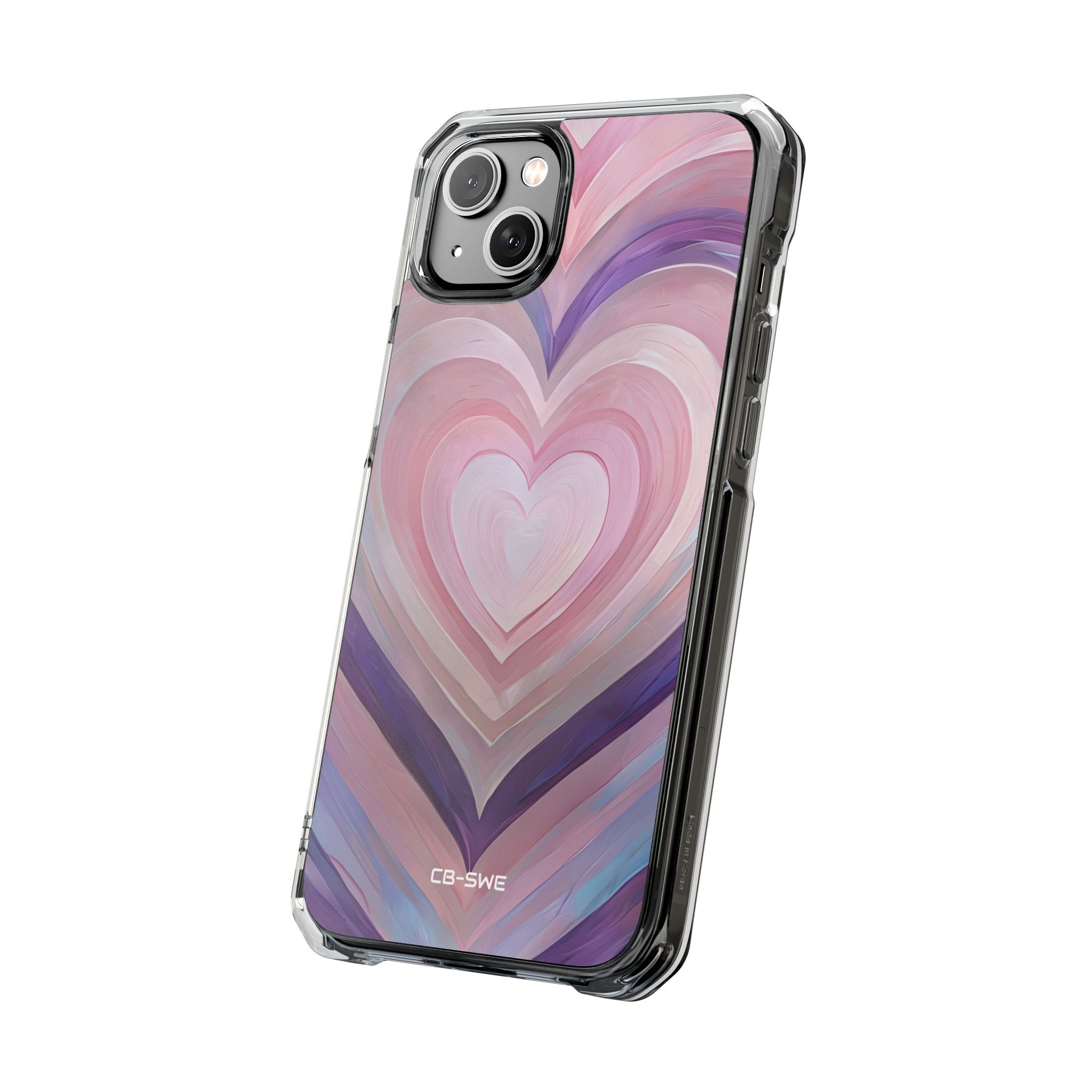 Impressionistic Heart Layers iPhone Case - Impact