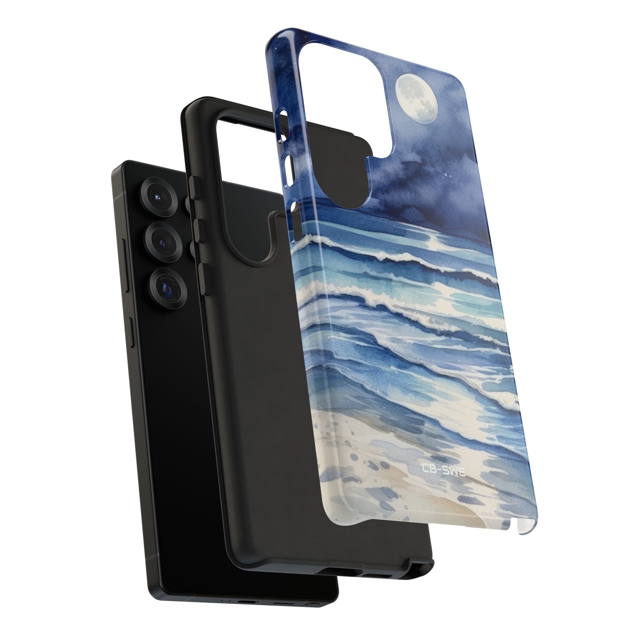 Moonlight Reflects Waves - Samsung Case