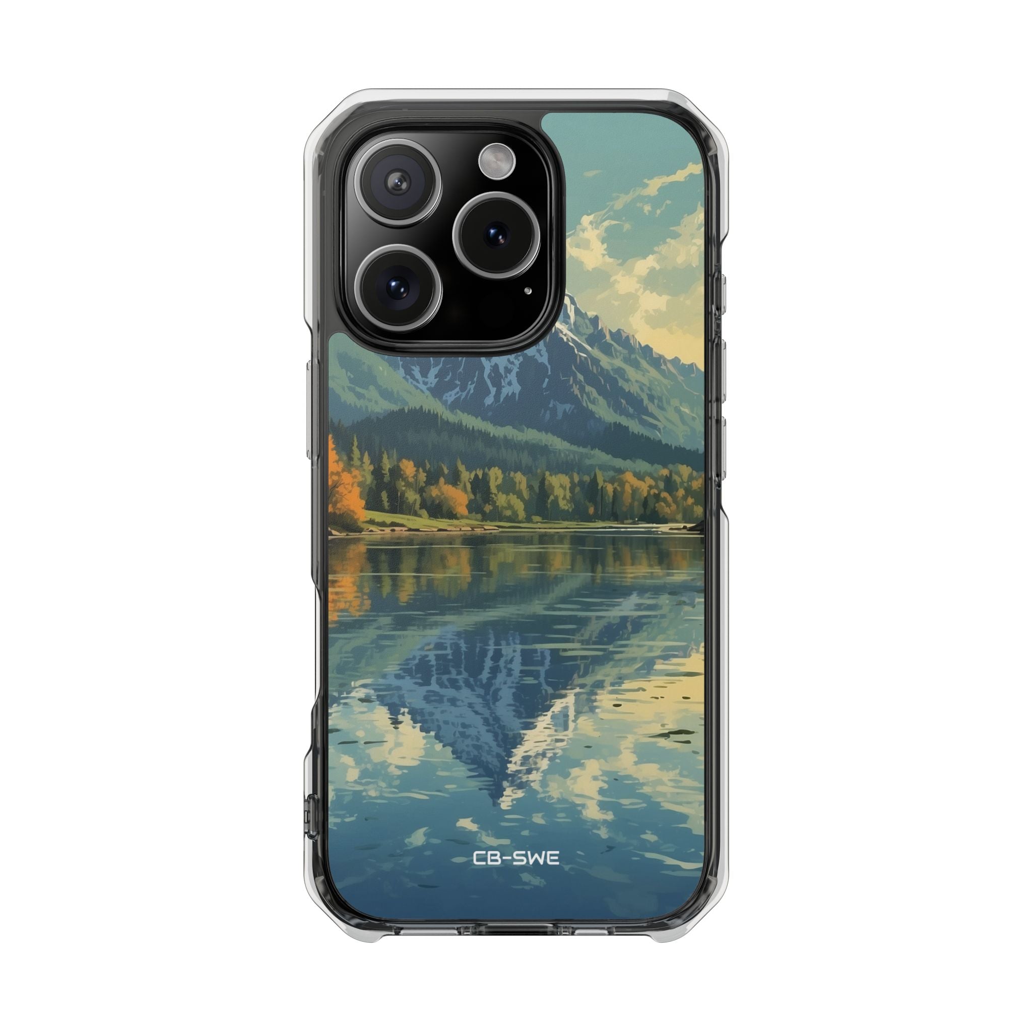 Mountain Reflects Calm iPhone Case - Impact