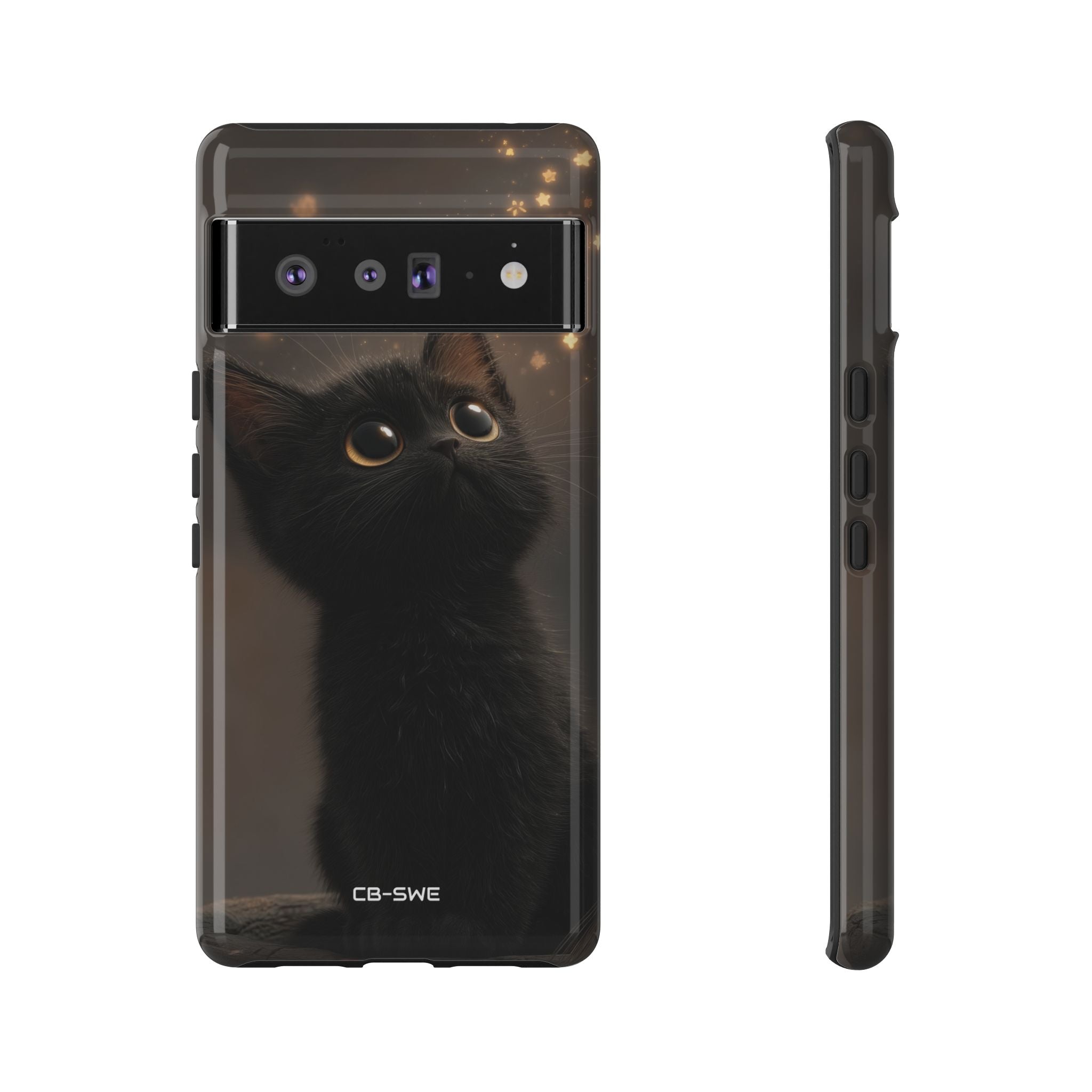 Kitten Gazes Up - Google Pixel Case