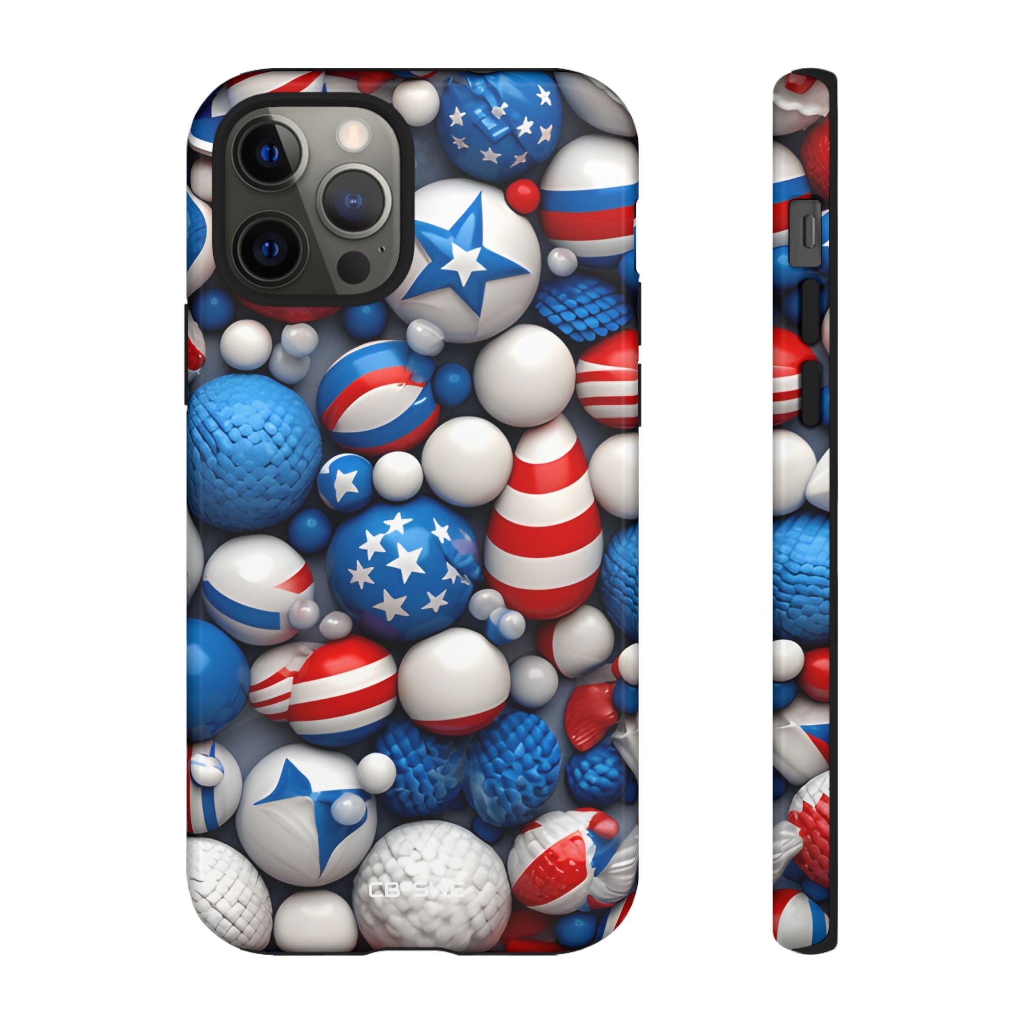 Festive Spheres Cluster - iPhone Case