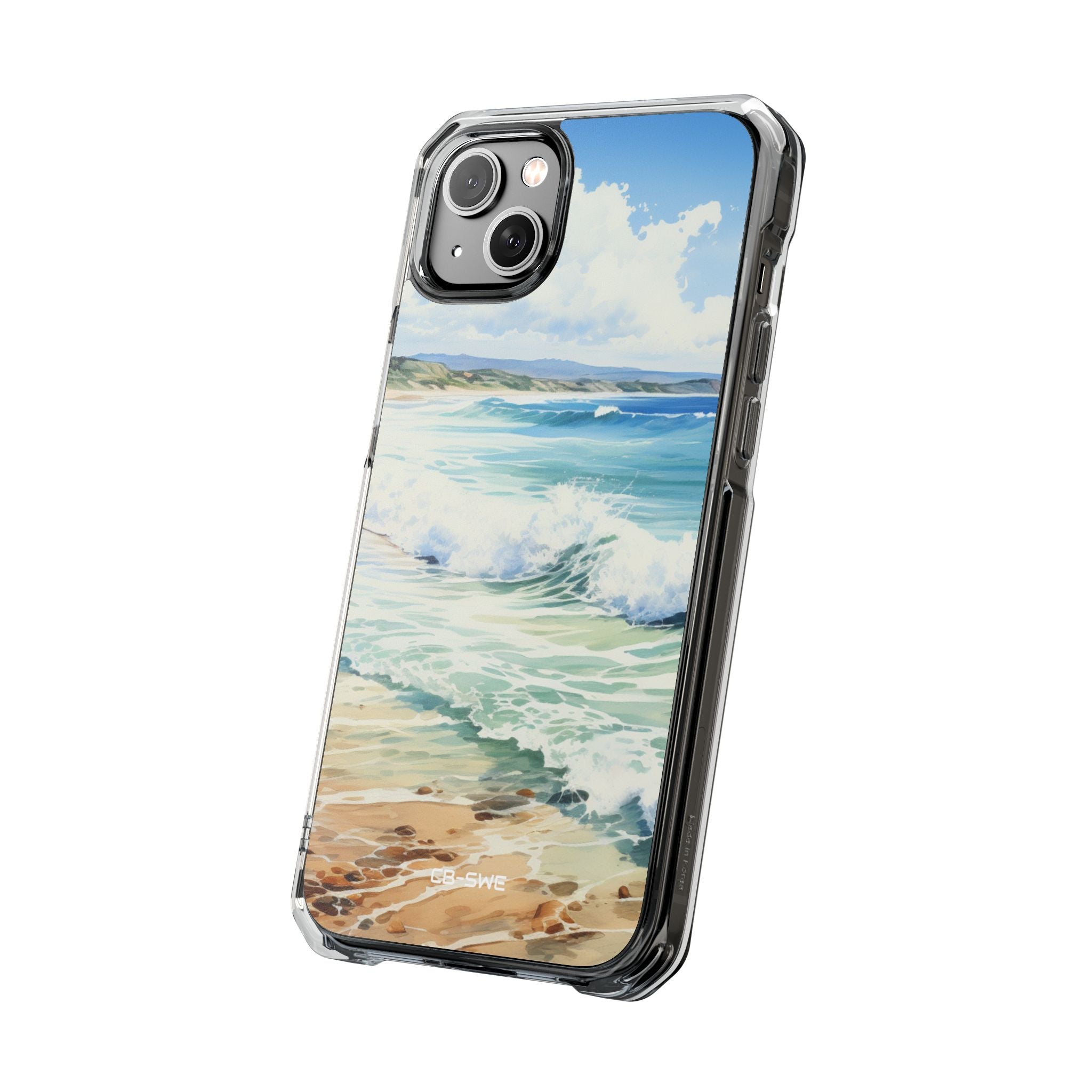 Serene Coastal Watercolors iPhone Case - Impact