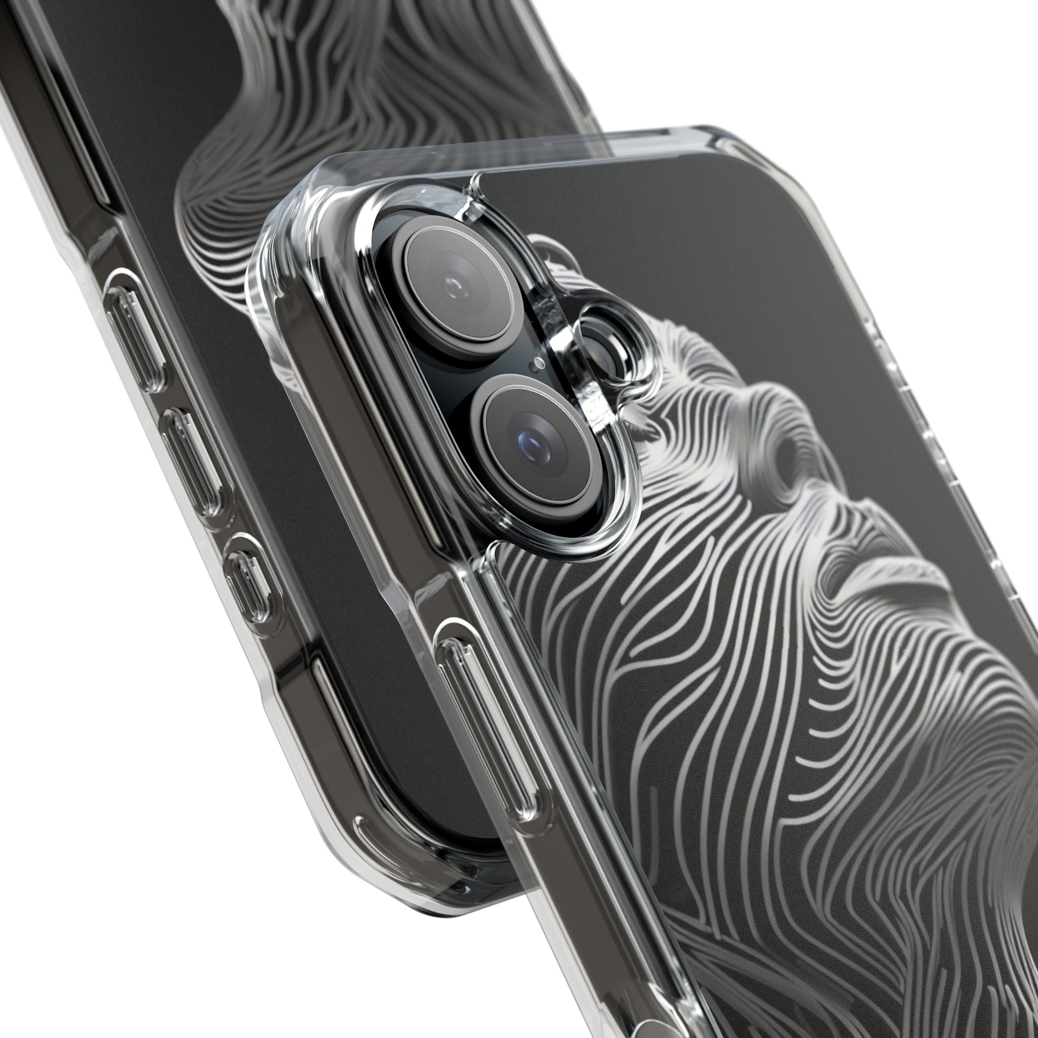 Fluid Face Lines iPhone 16 – Impact Clear+