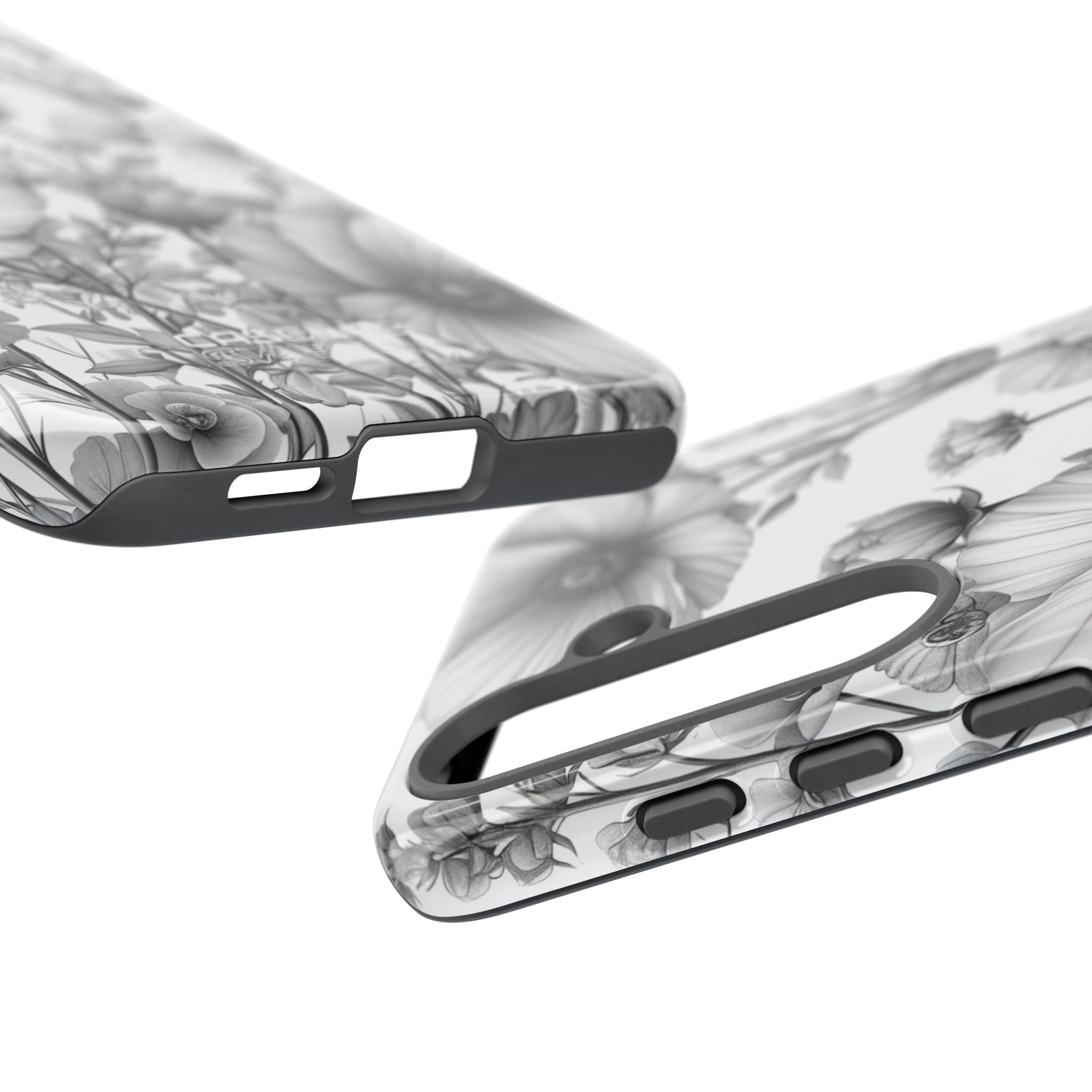 Incisione floreale vintage Samsung S25 - Tough