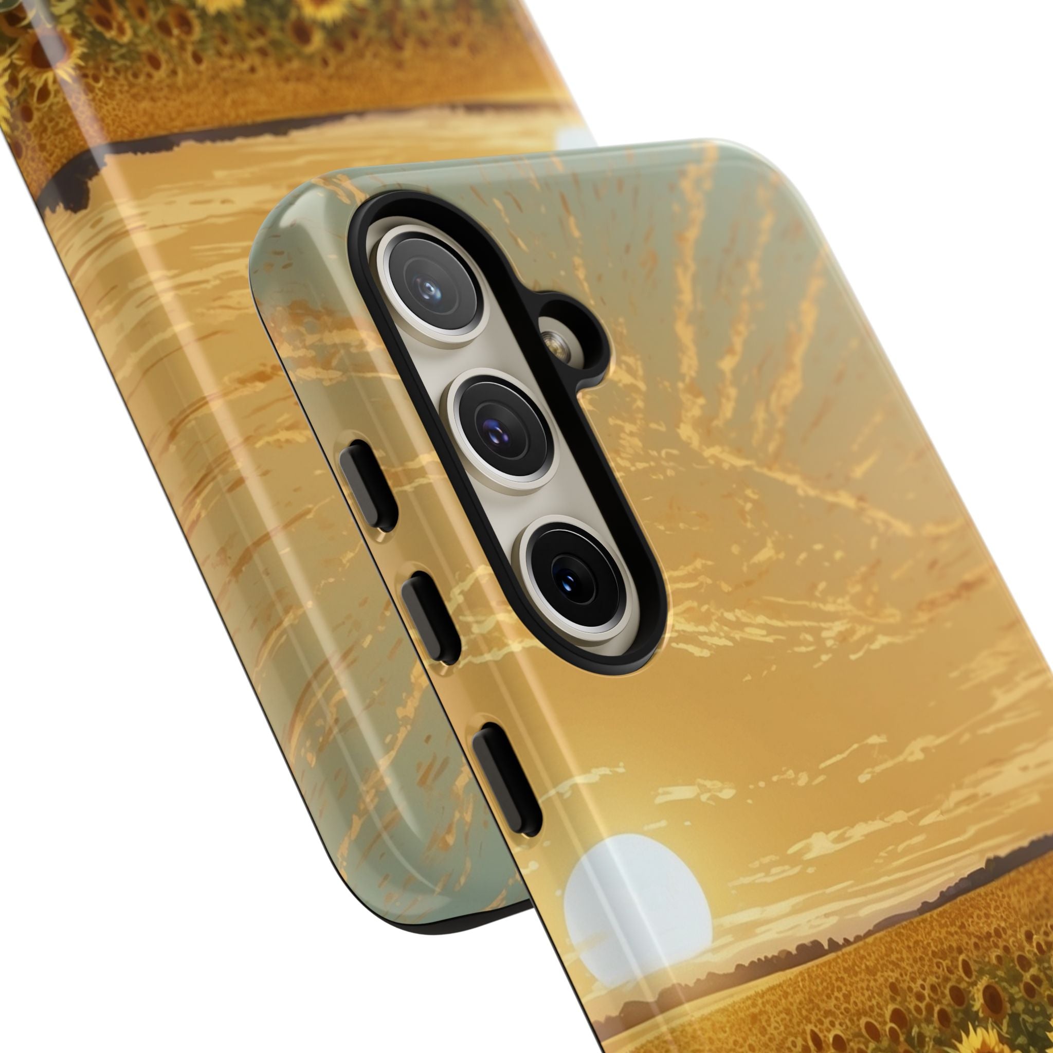Sunflowers Embrace Sunset - Samsung Case