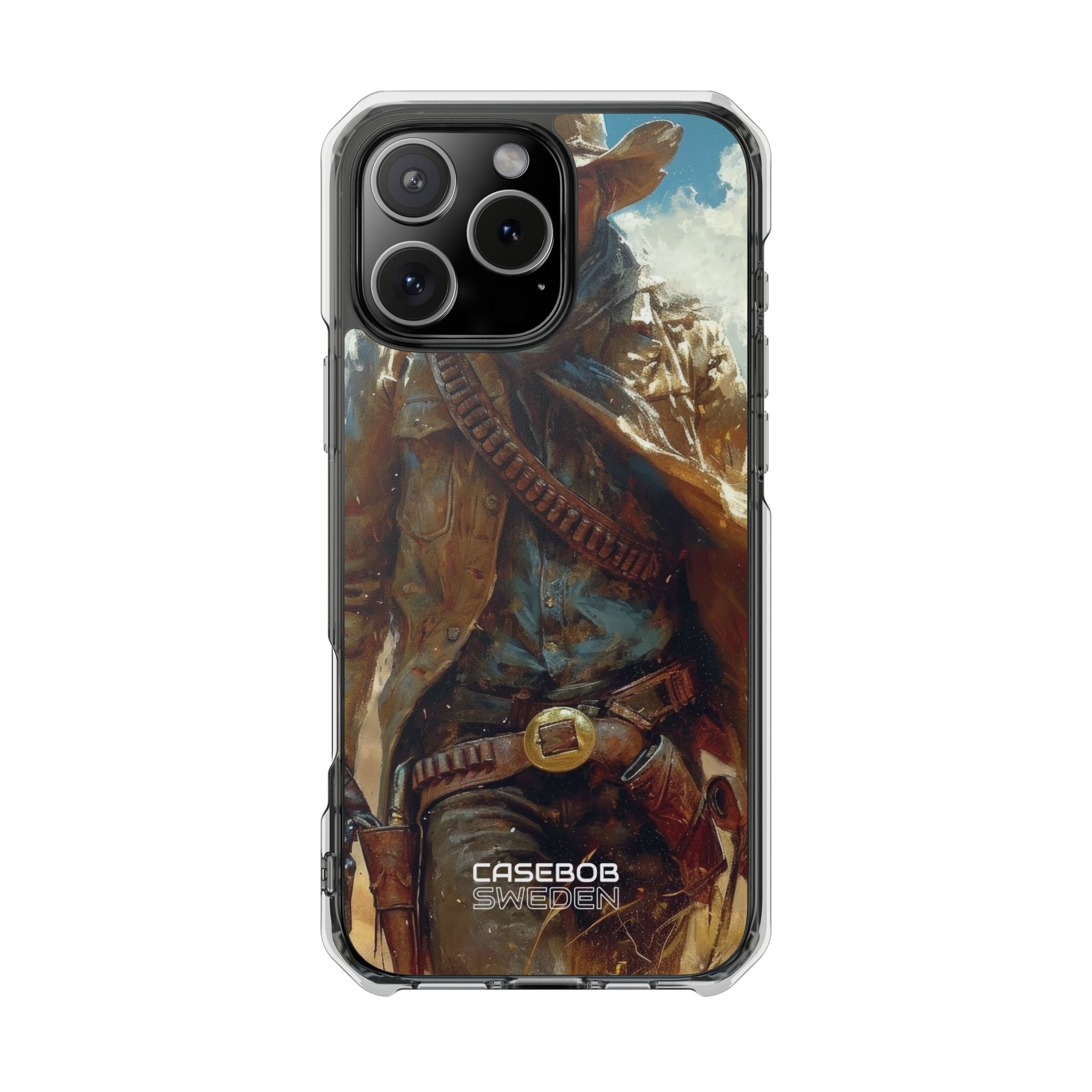 Western Horizon Rider iPhone 16 - Impact Clear+