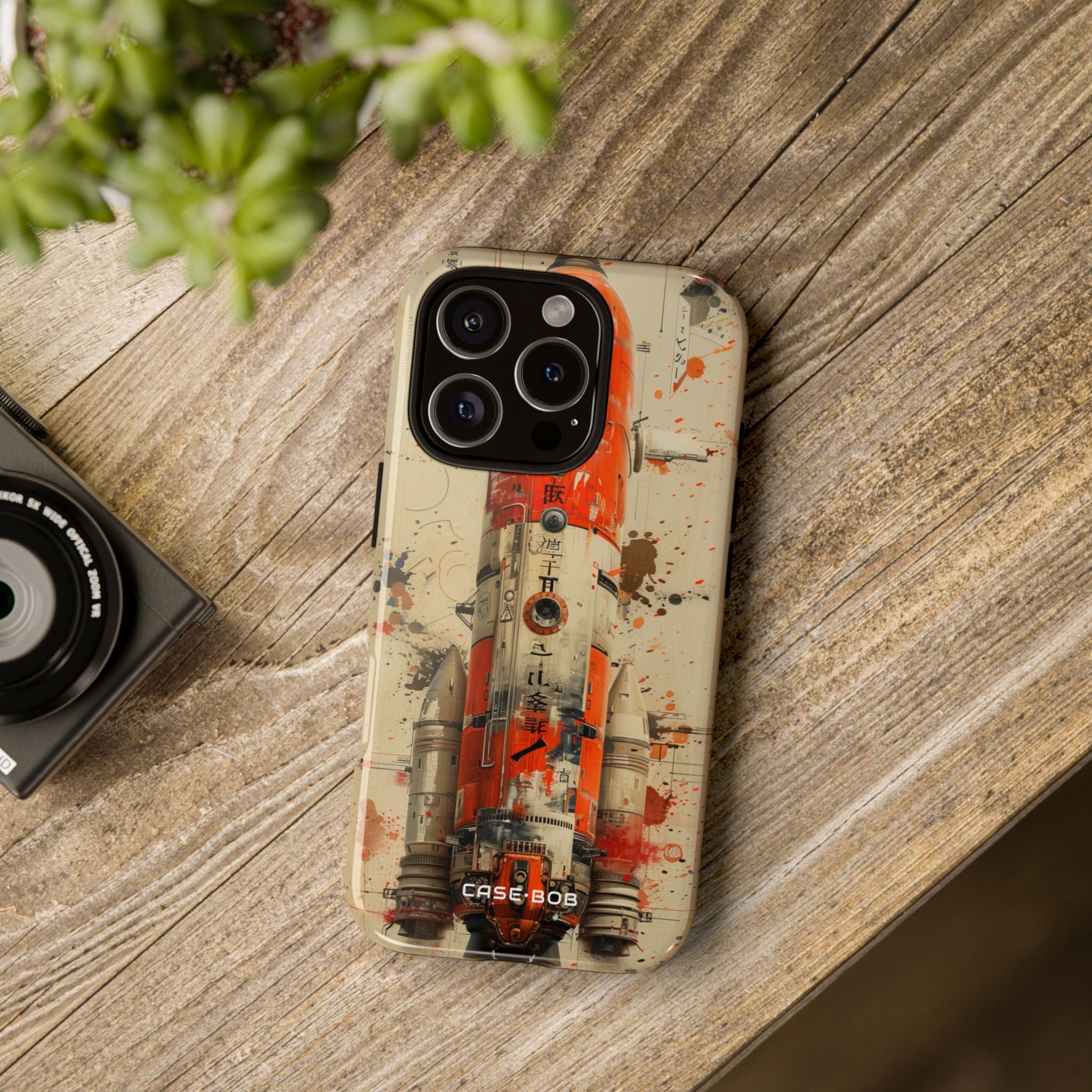 Crimson Rocket iPhone 16 Pro Case - Tough