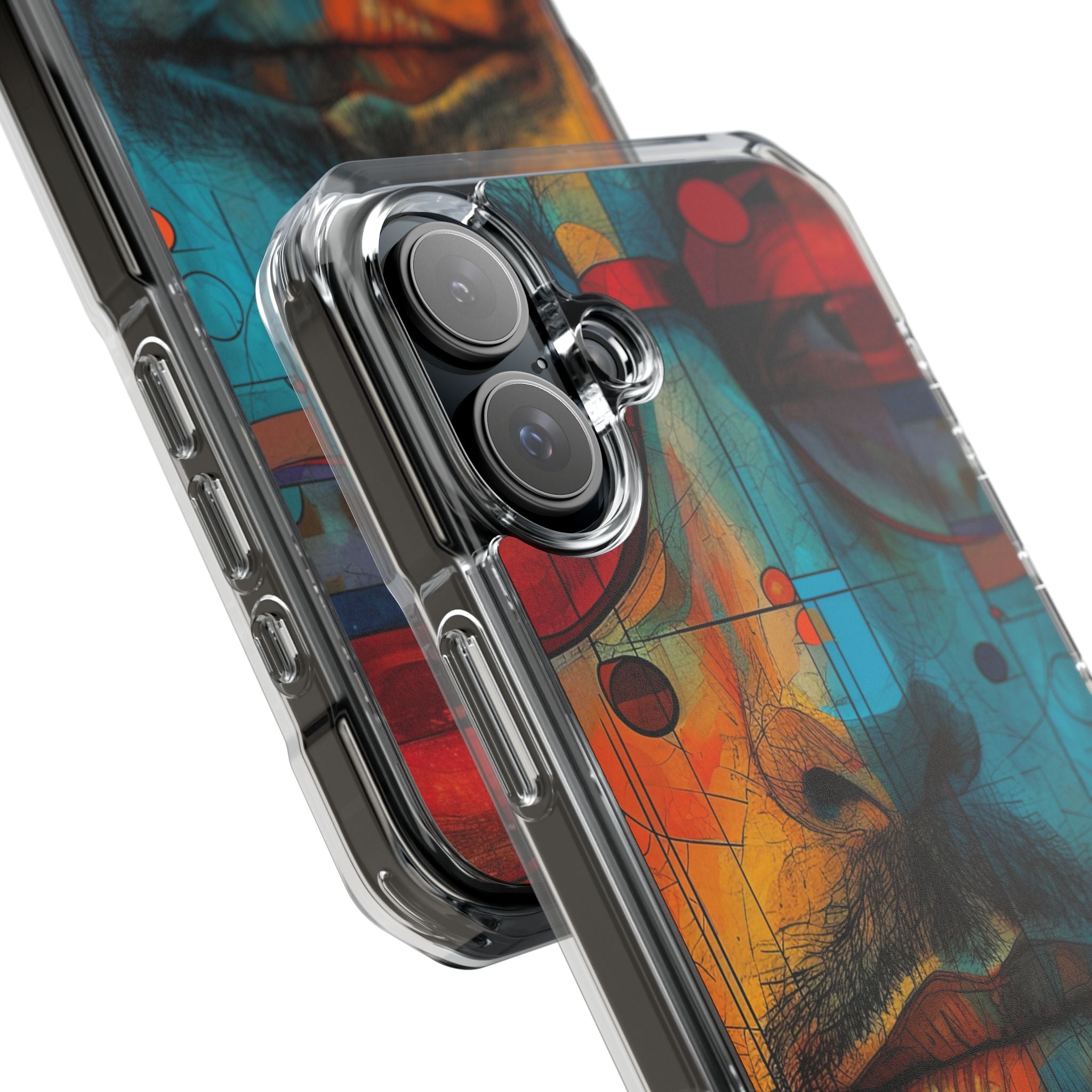Cubist Glasses Face iPhone 16 - Impact Clear+