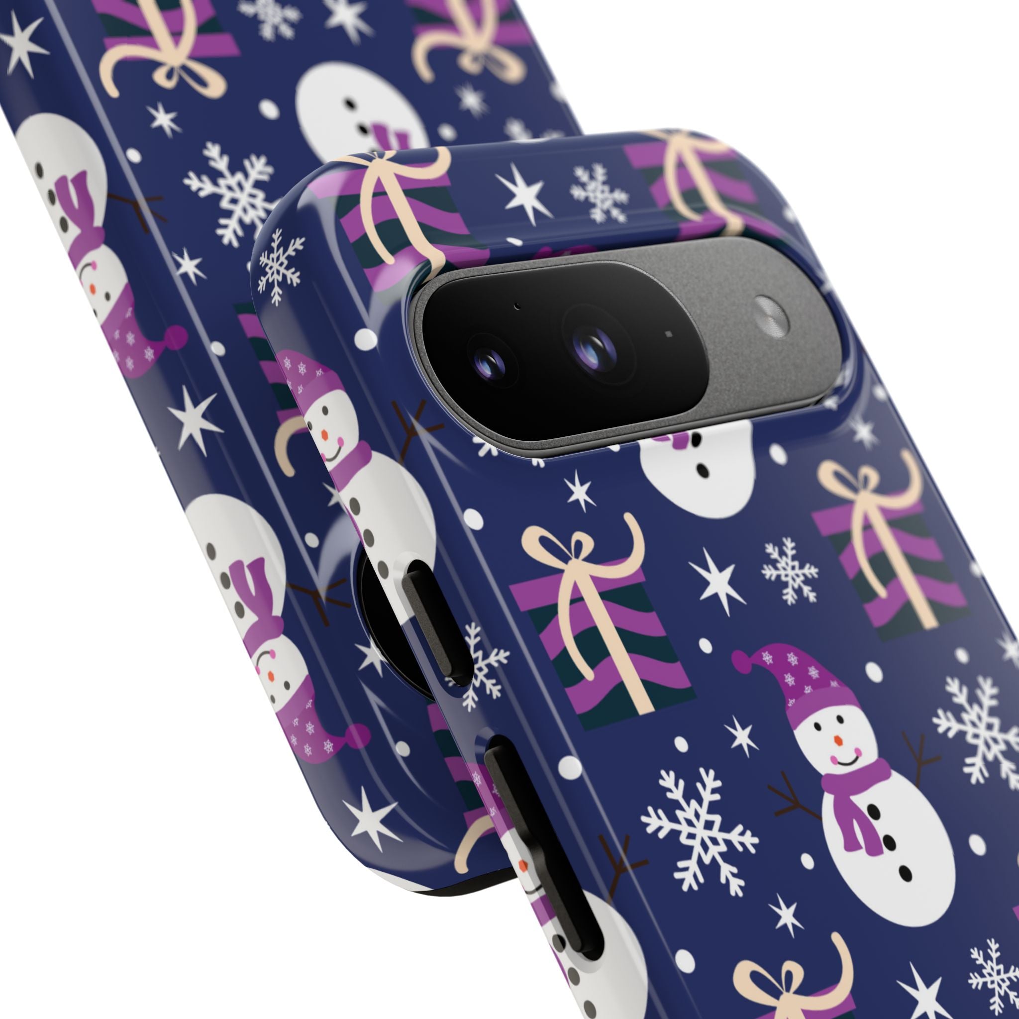 Snowmen Celebrate Joy - Google Pixel Case
