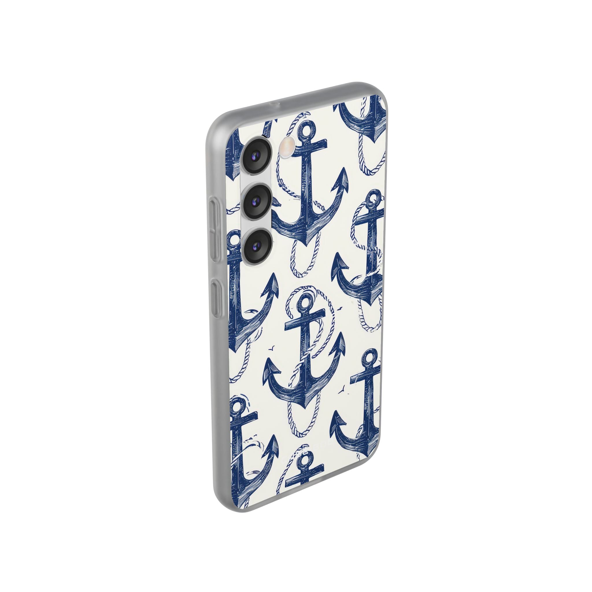 Navy Anchor Loop Samsung S23 Case - Soft
