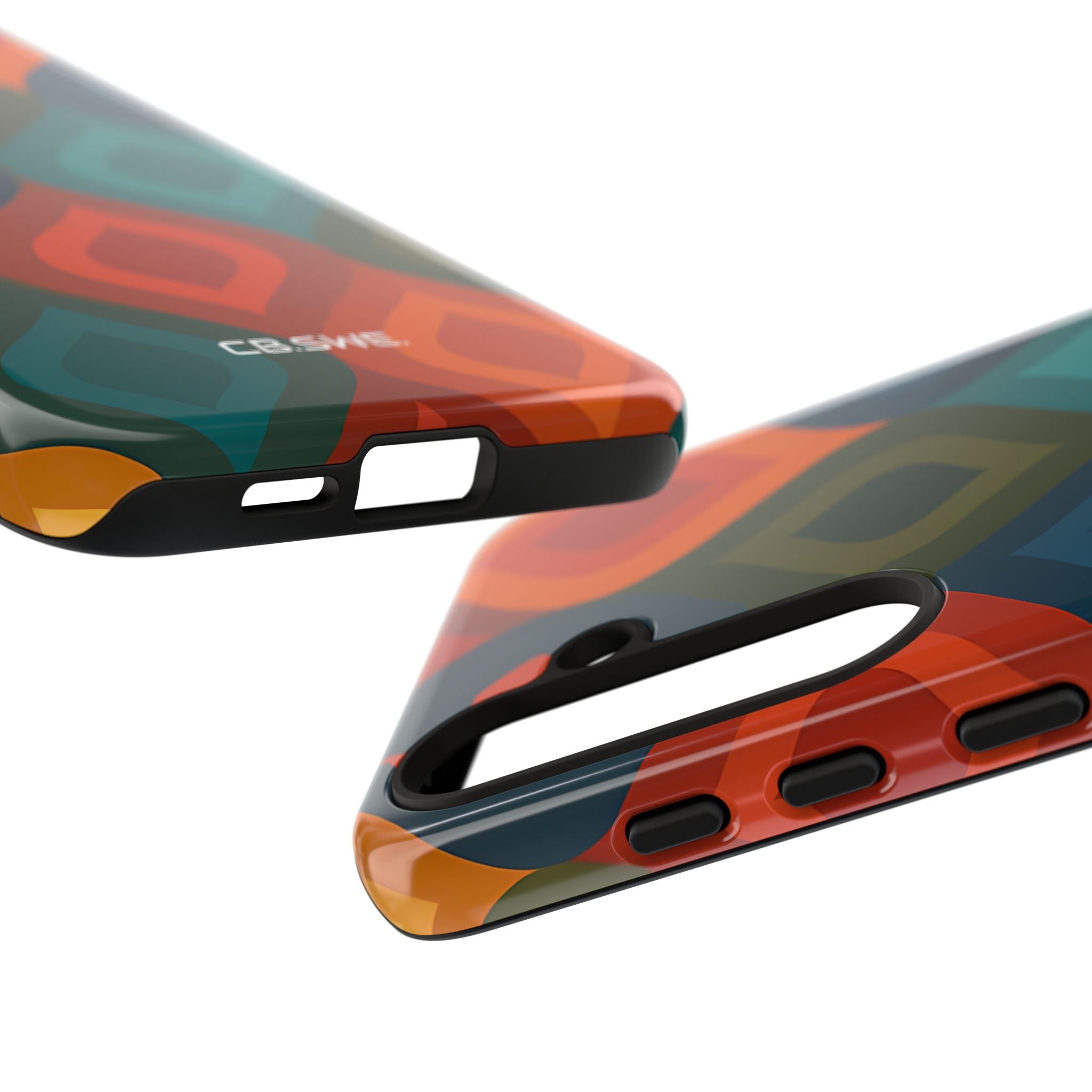 Vibrant Retro Diamond Mid-Century Seamless Samsung S24 - Tough
