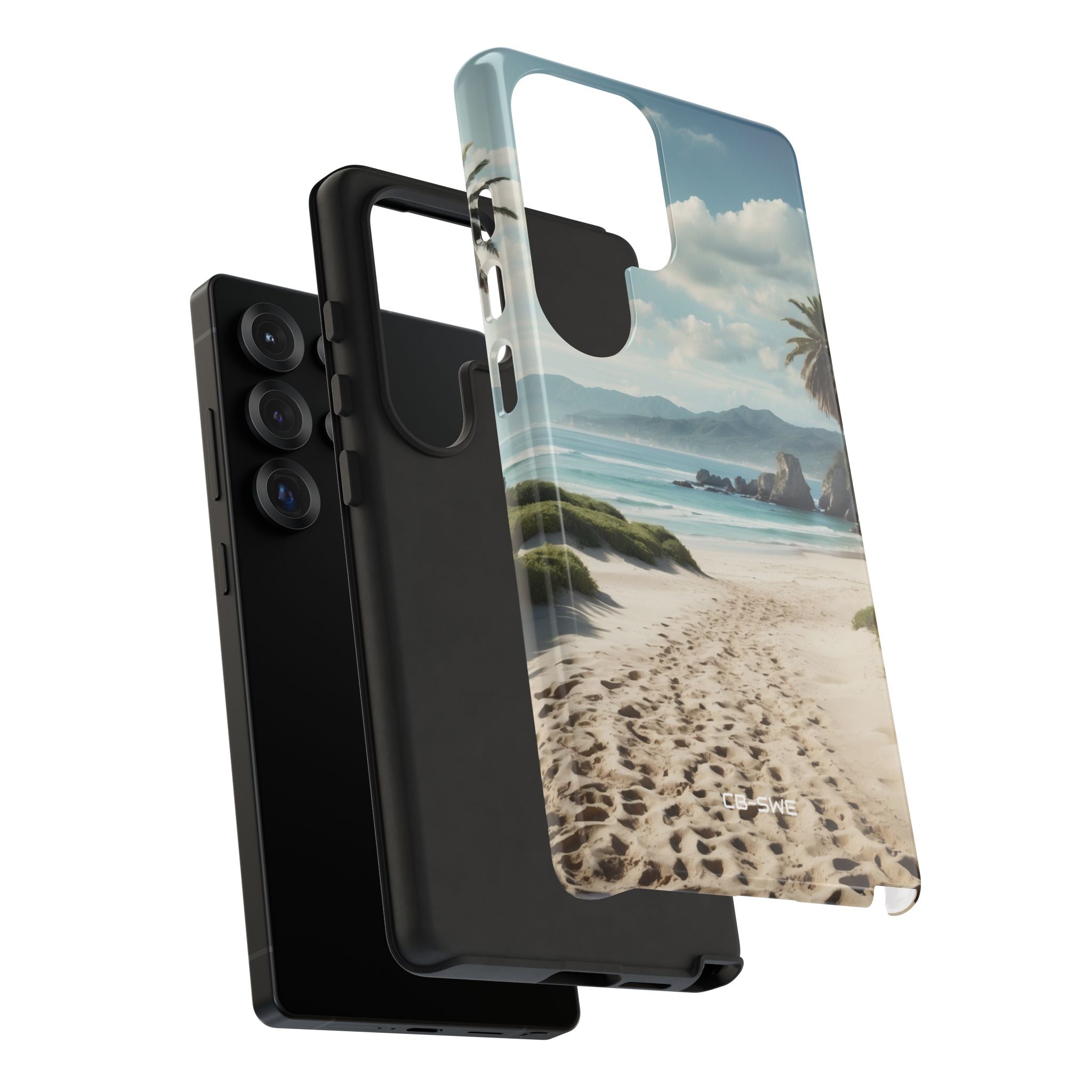 Footprints Trace Sand - Samsung Case