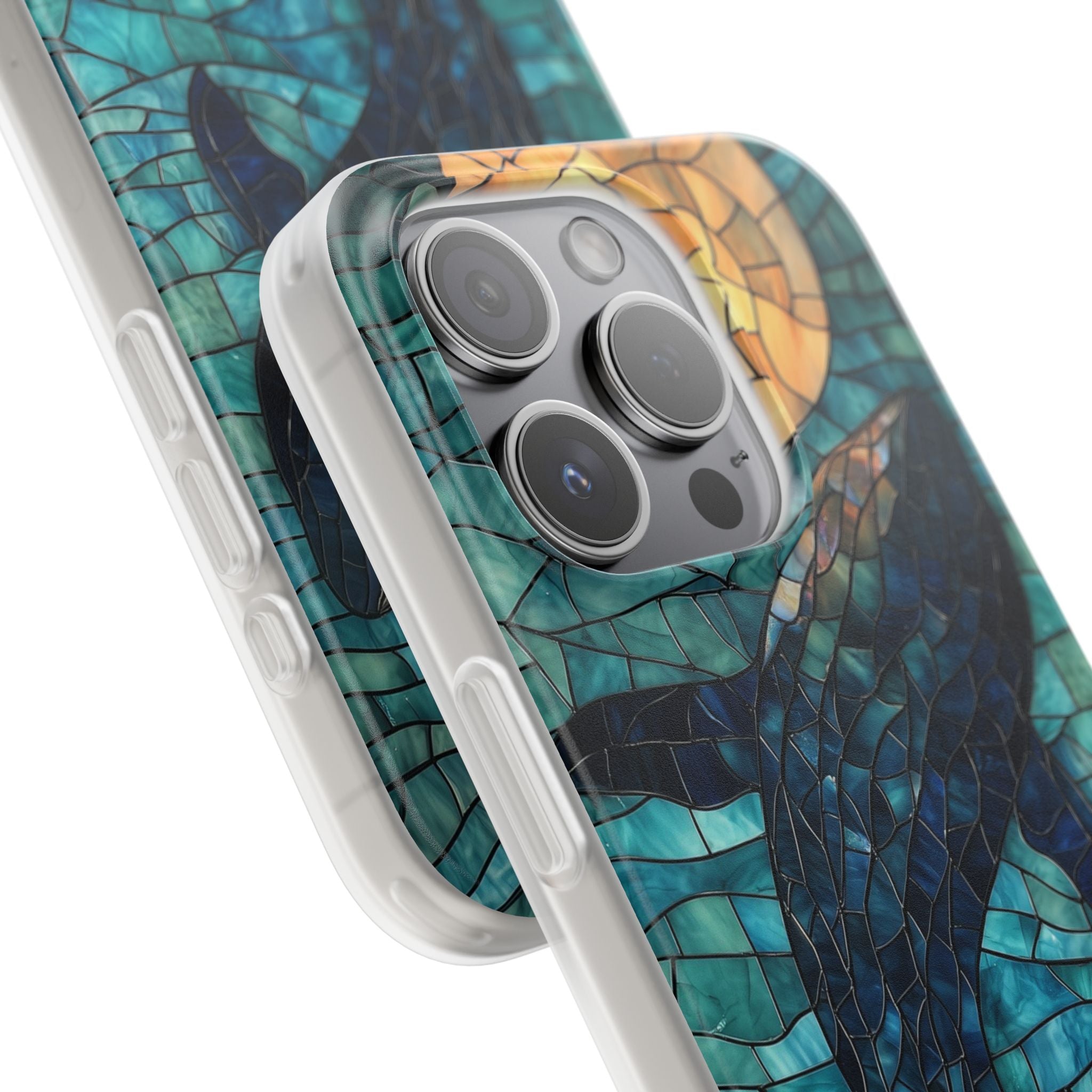 Celestial Whale iPhone 15 Pro Case - Soft