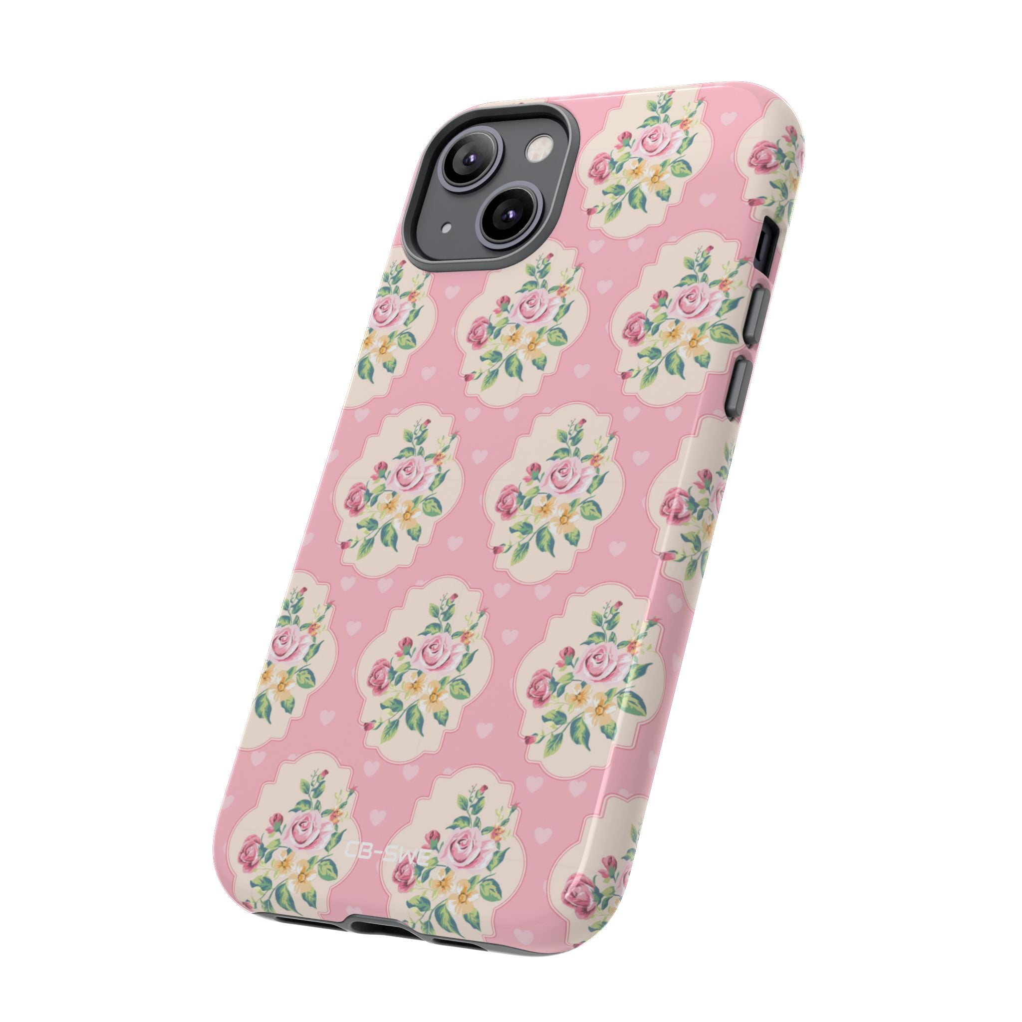 Vintage Floral Romance - iPhone Case
