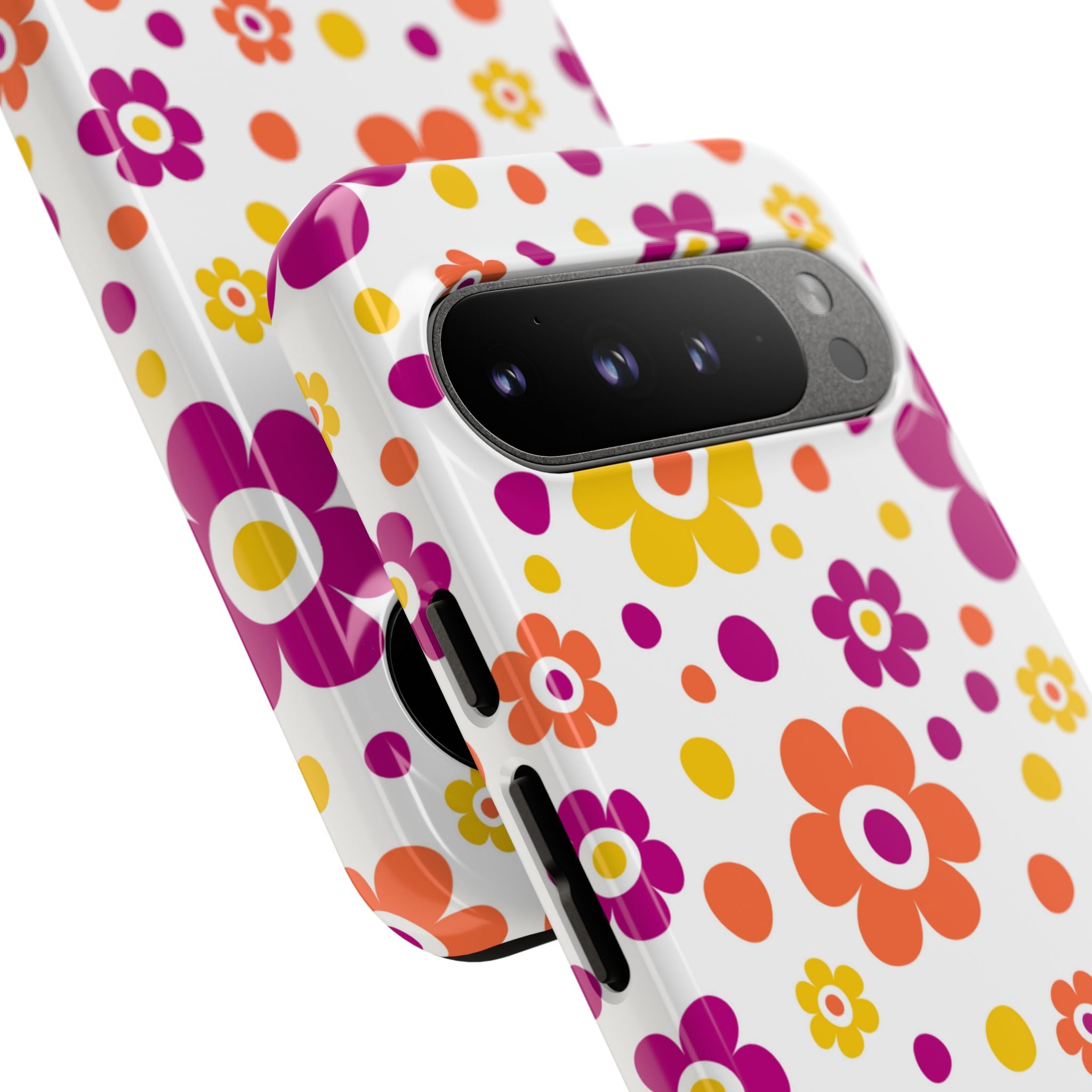 Retro Floral Playfulness - Google Pixel Case