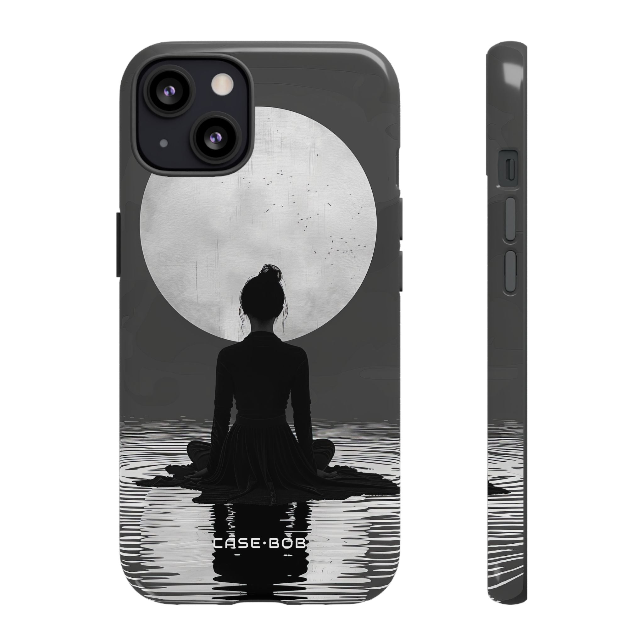 Silhouette Moonlight iPhone 13 Case - Tough