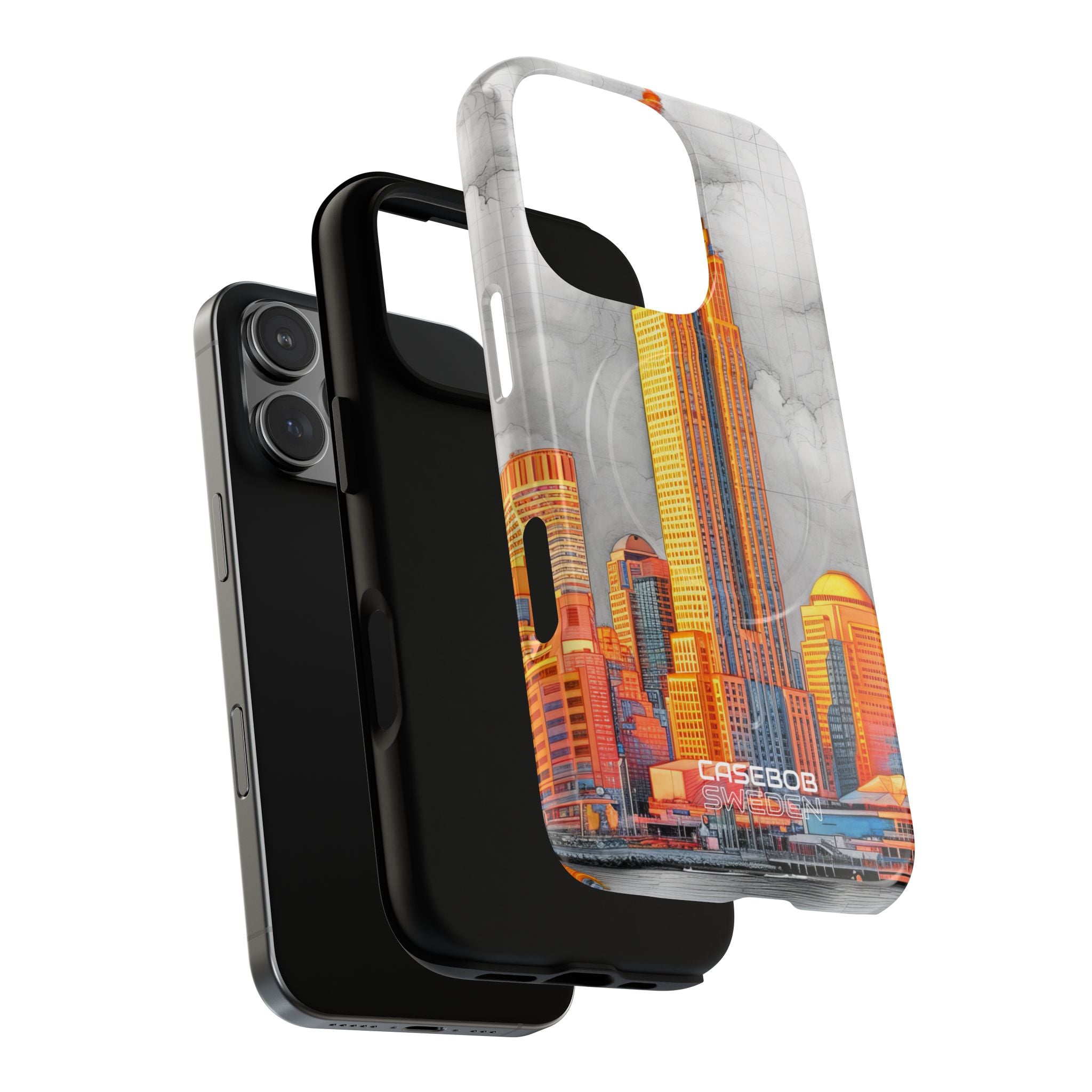 Vibrant City Skyline iPhone 16 - Tough+