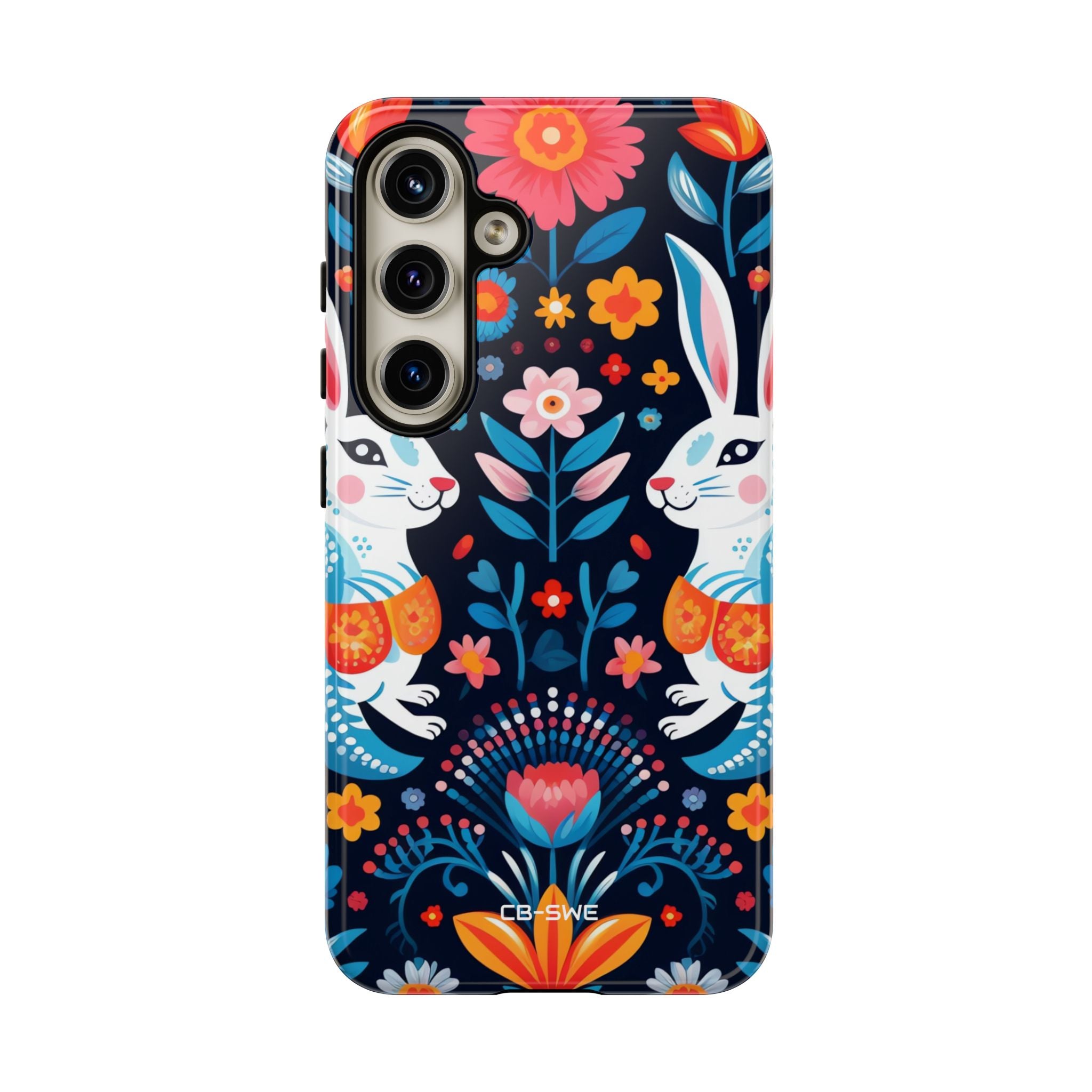 Bunnies Hop Flowers - Samsung Case