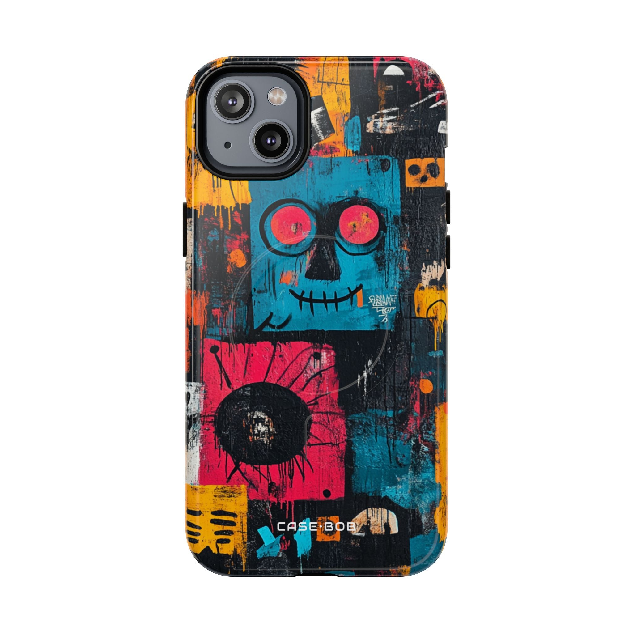 Blue Stitch Smile iPhone 14 Plus Case - Tough+