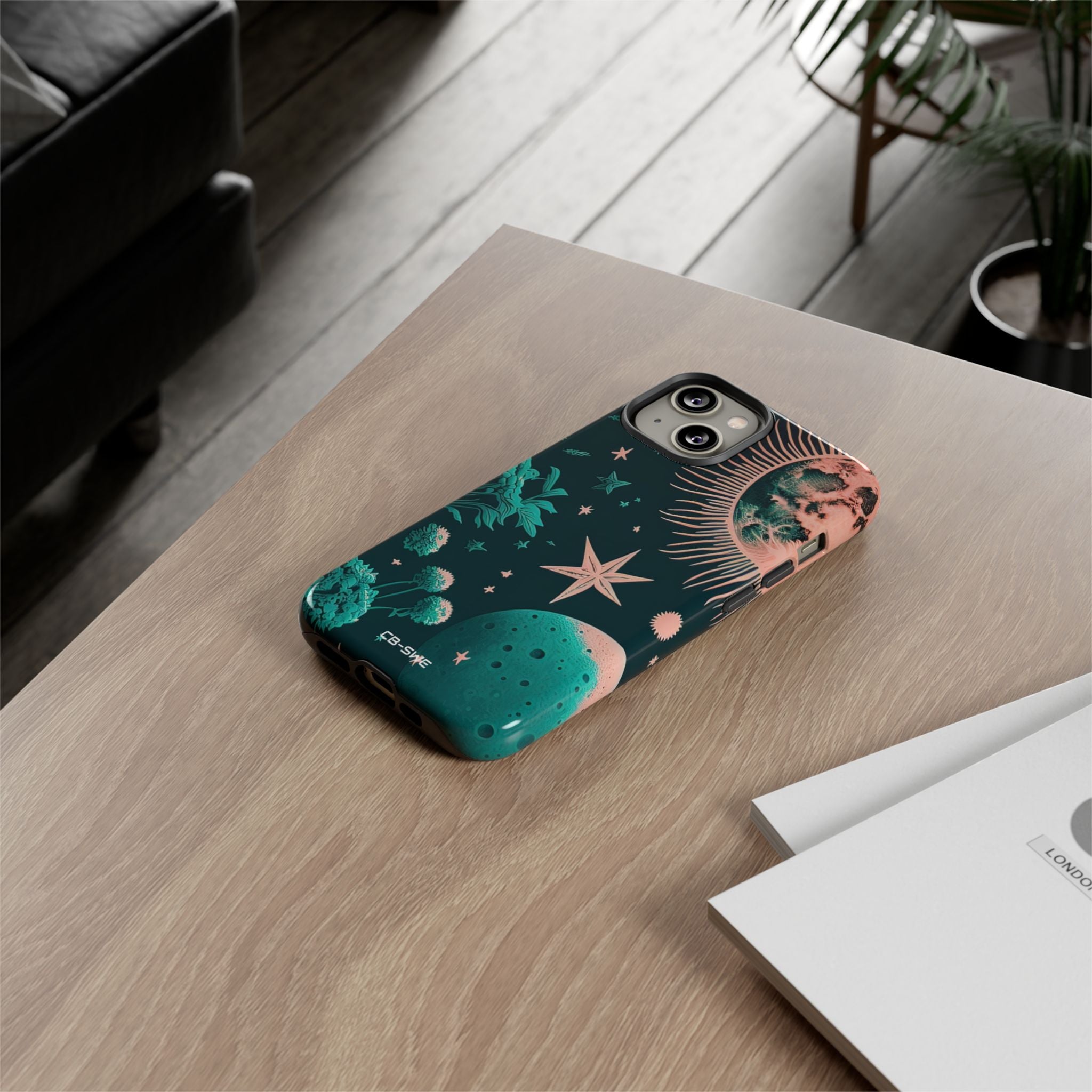 Celestial Botanical Night - iPhone Case