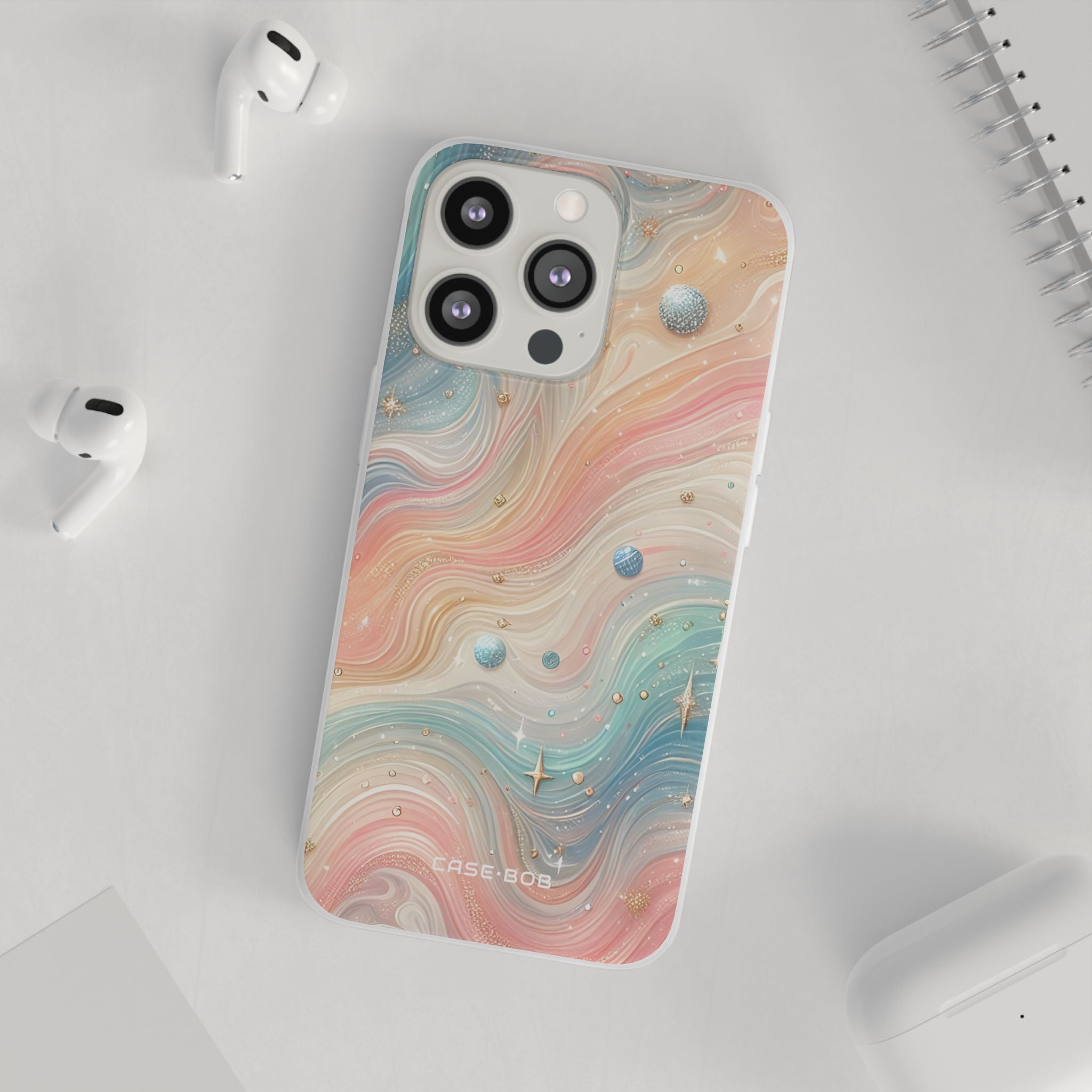 Iridescent Swirls iPhone 13 Pro - Soft