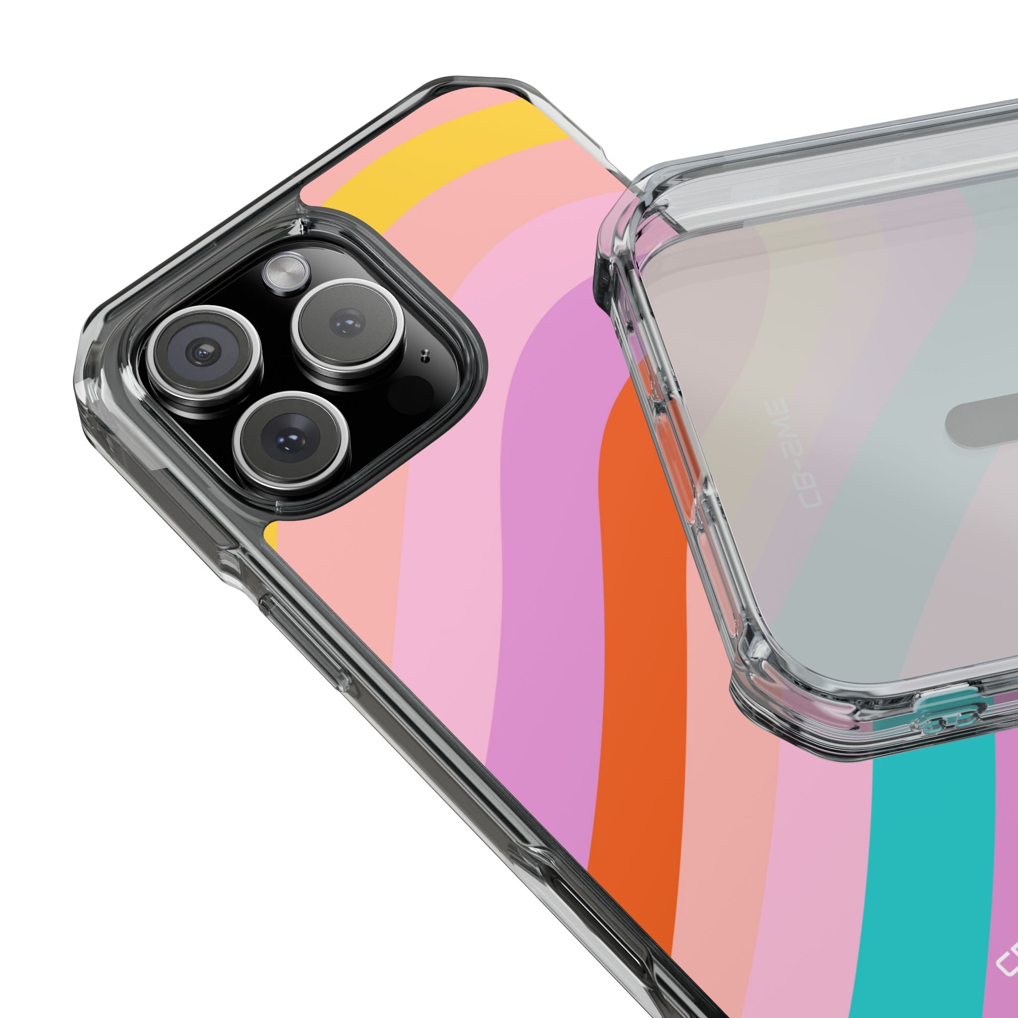 Fluid Color Waves iPhone Case - Impact
