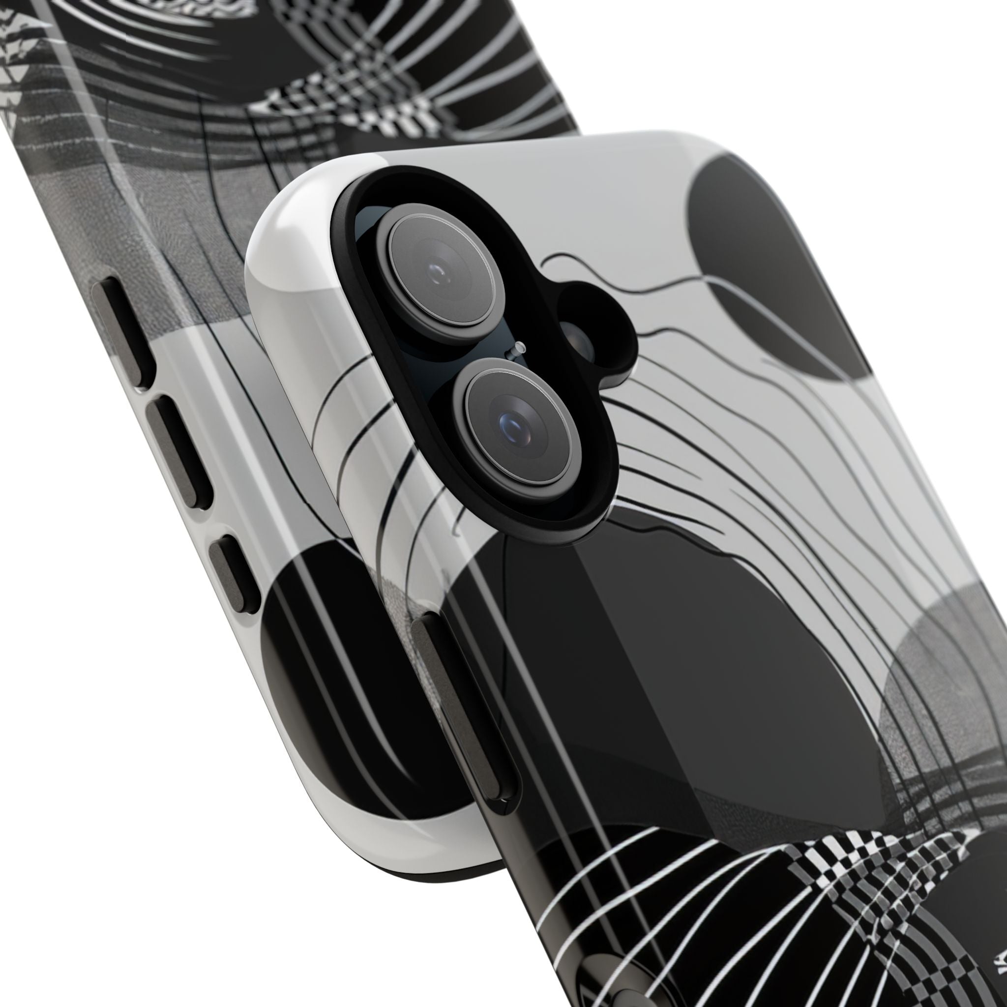 Monochrome Motion Flow iPhone 16 – Robust
