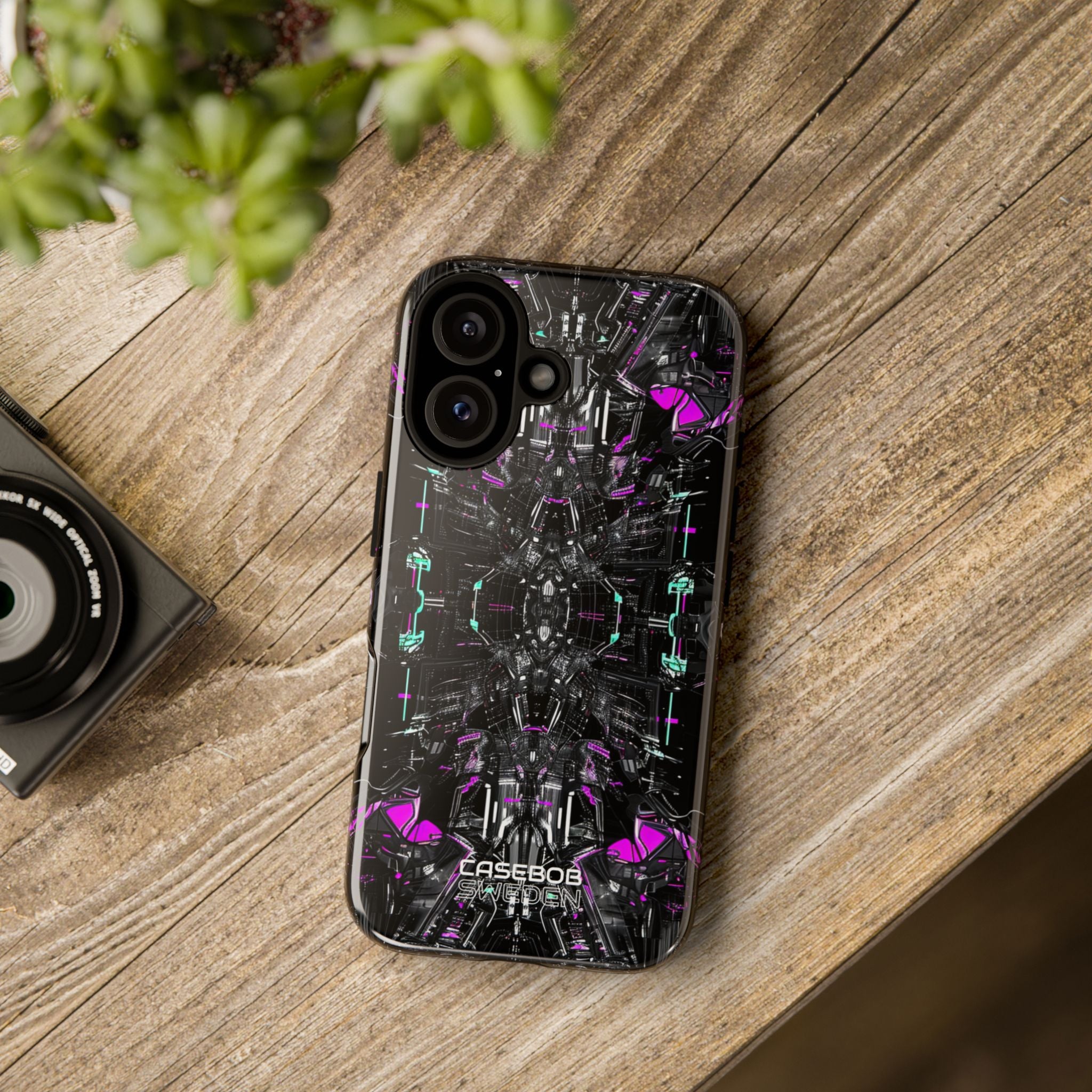 Cybernetic Neon Nexus iPhone 16 - Tough