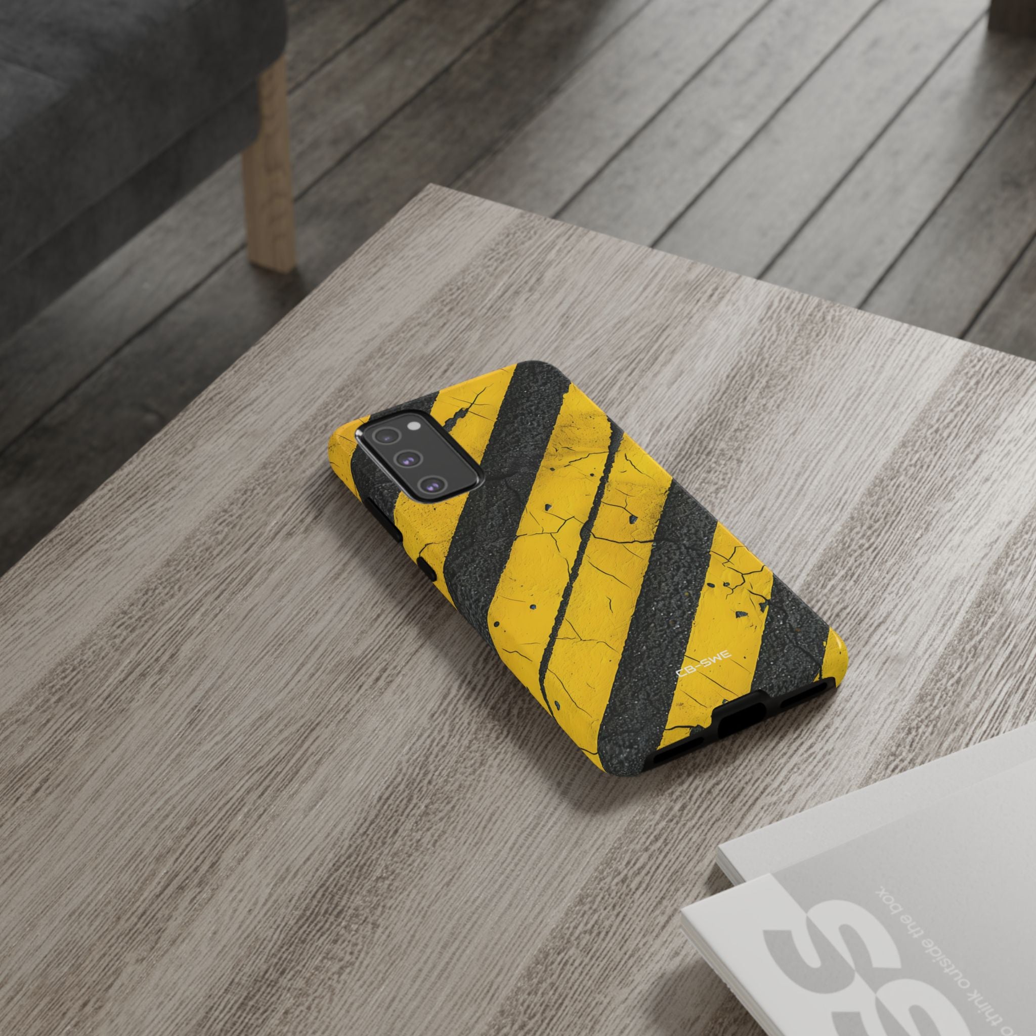 Cracked Hazard Lines - Samsung Case