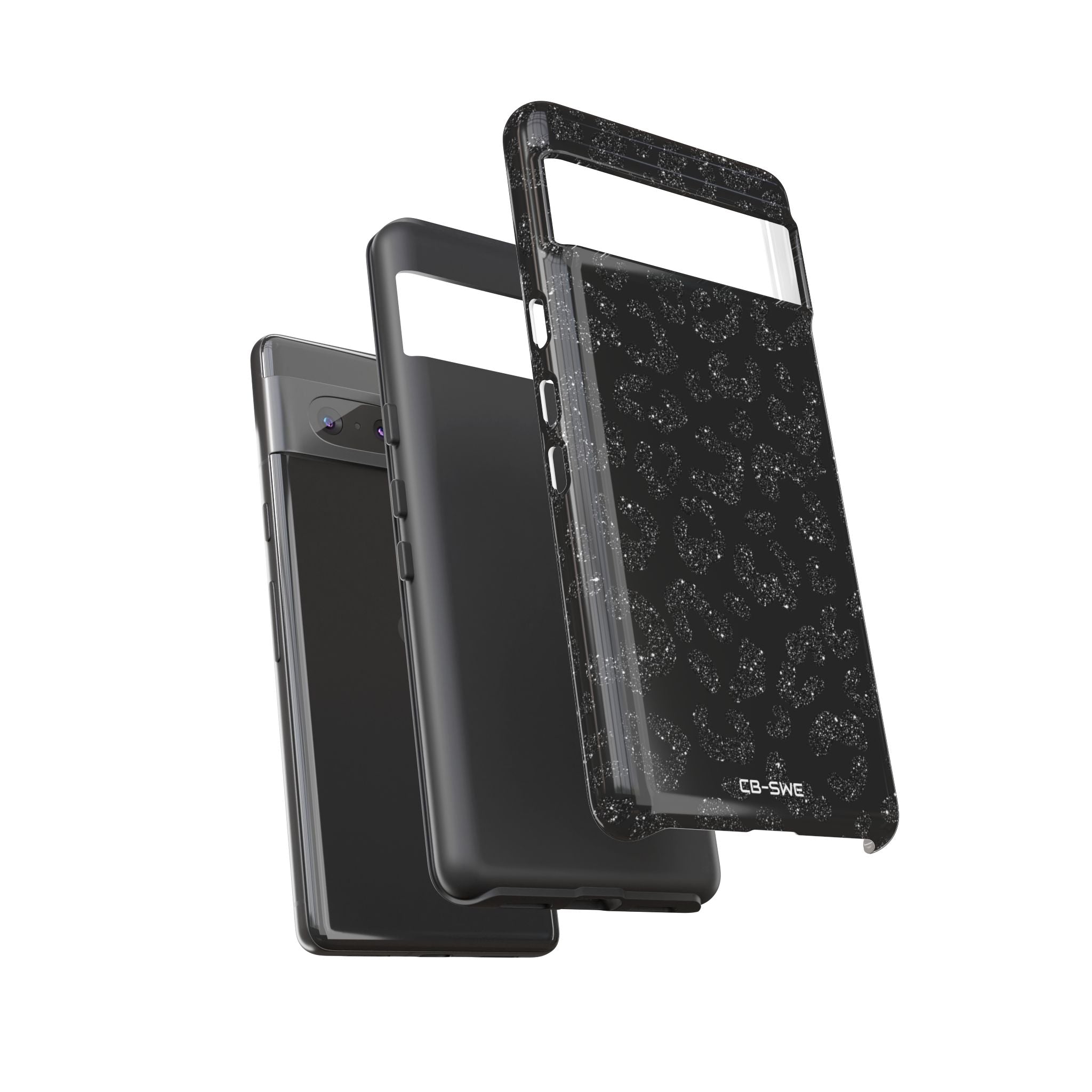 Glittery Leopard Elegance - Google Pixel Case