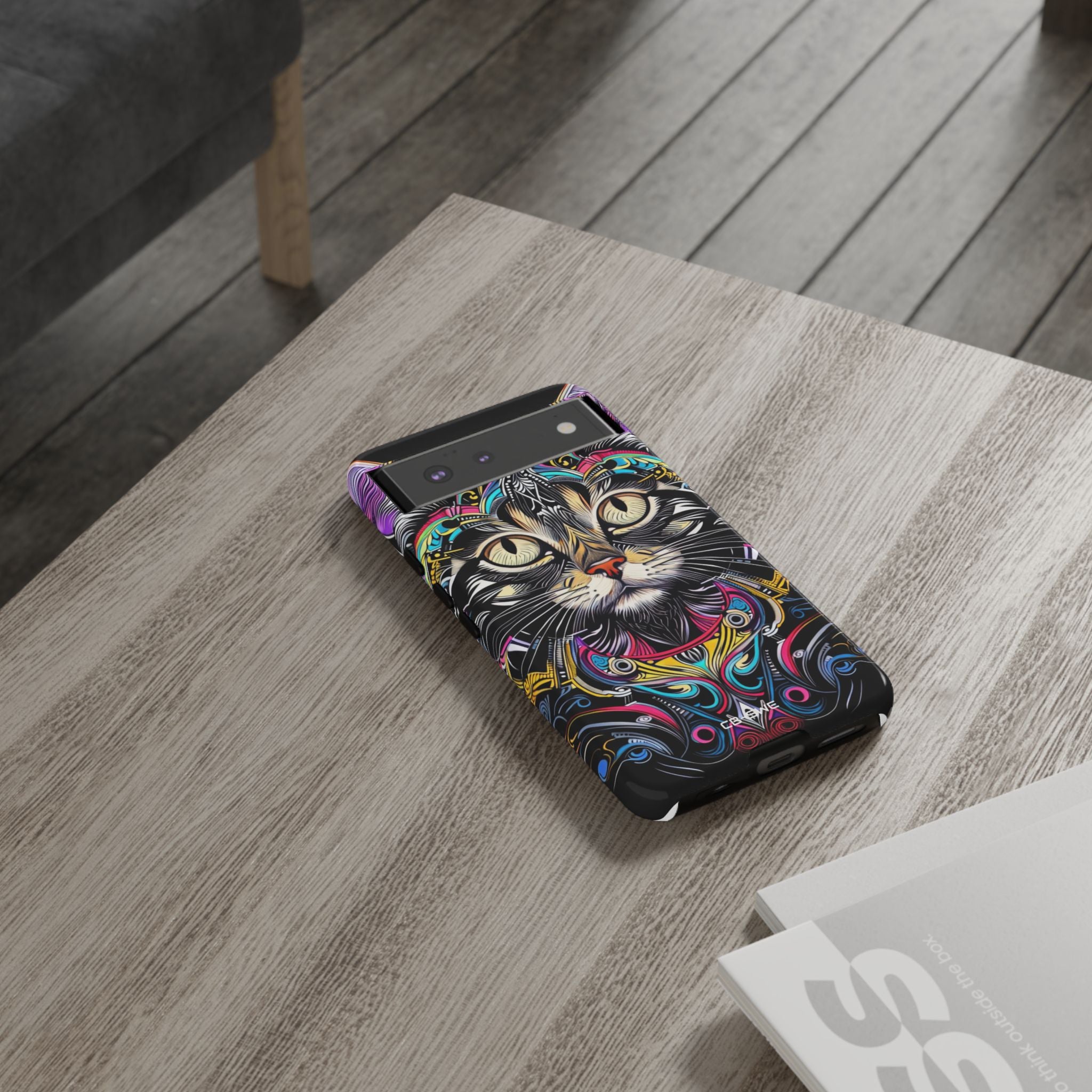 Psychedelic Cat Mirage - Google Pixel Case