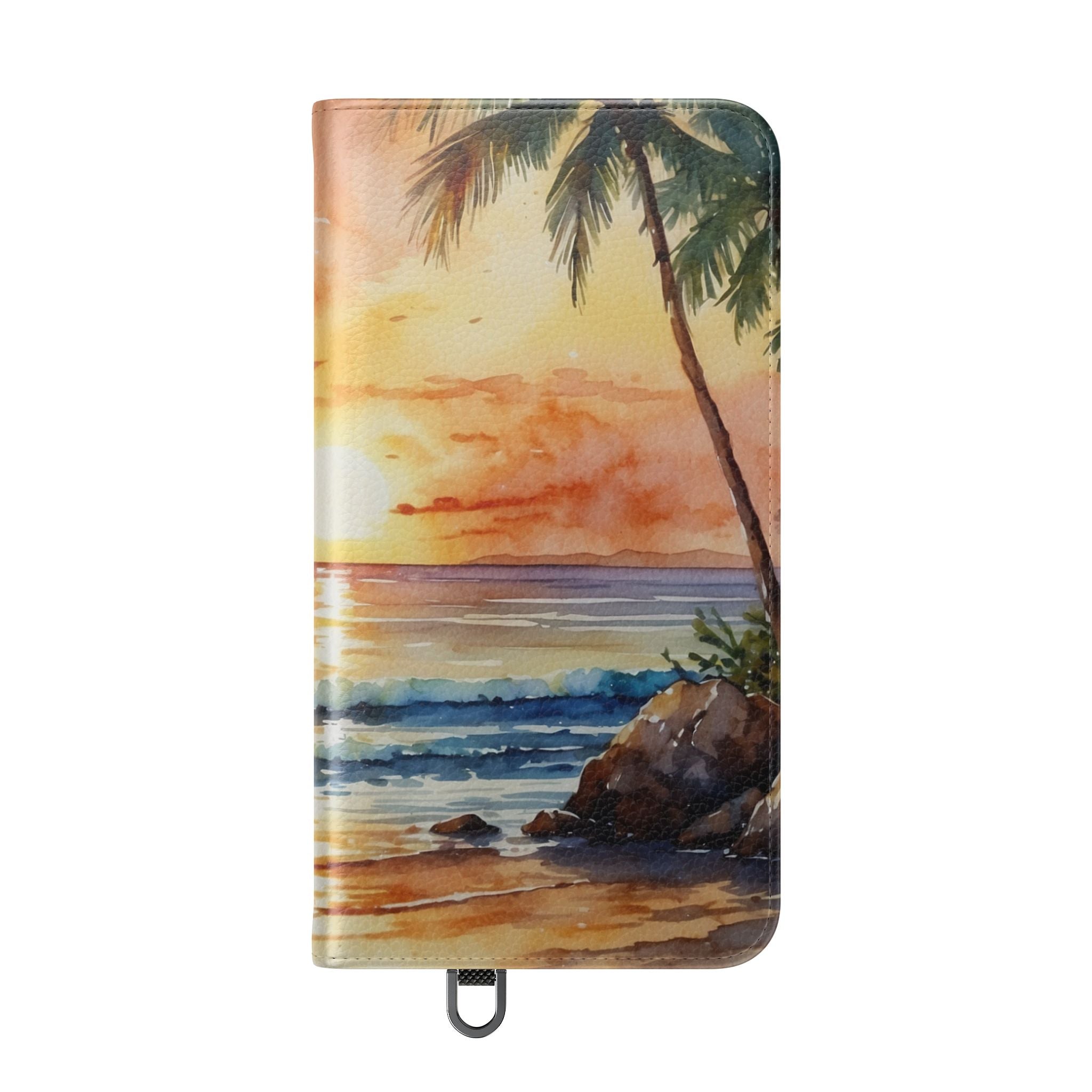 Golden Palm Sunset - Samsung S24 Plus Case - Wallet