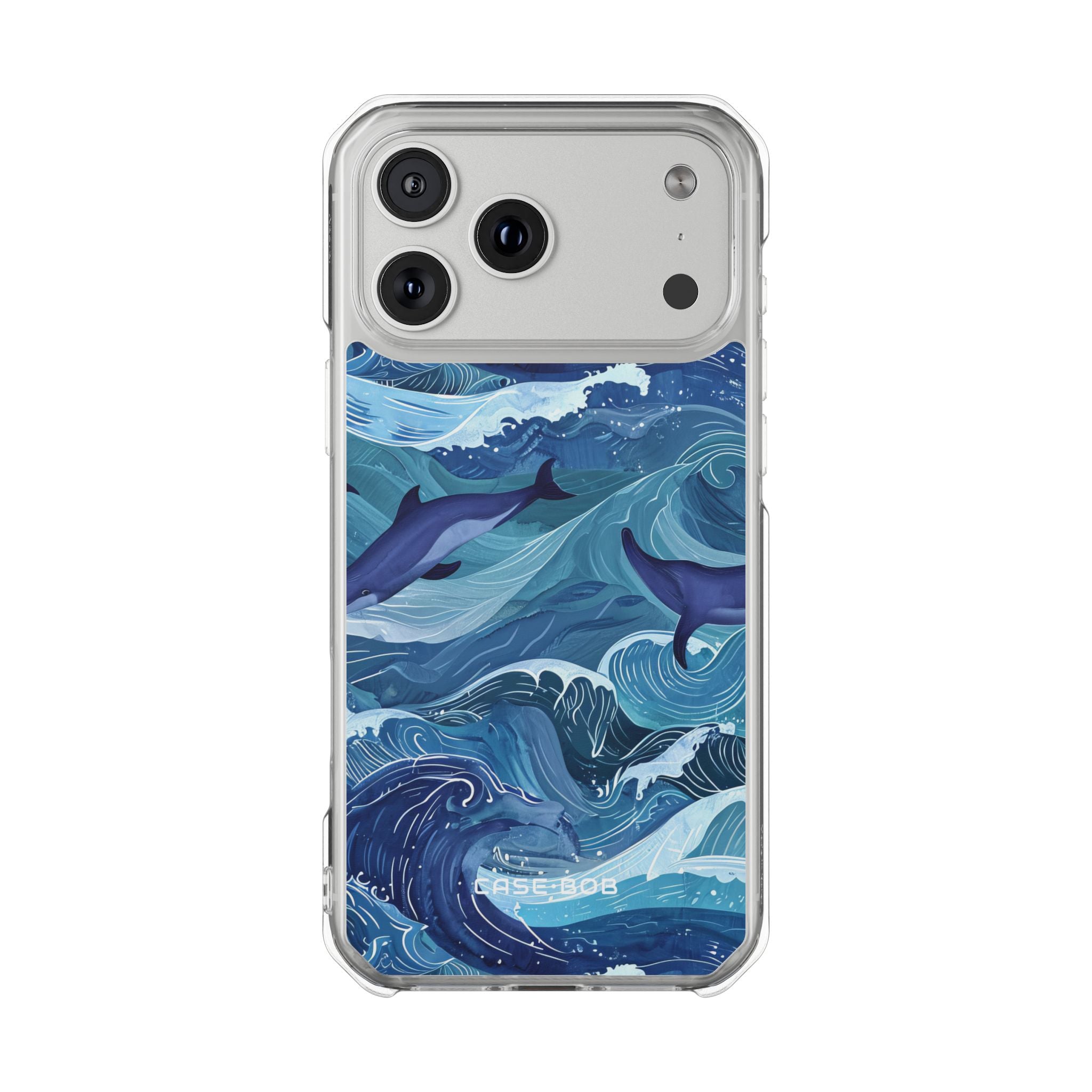 Blue Dolphins iPhone 17 Pro Max Case - Impact