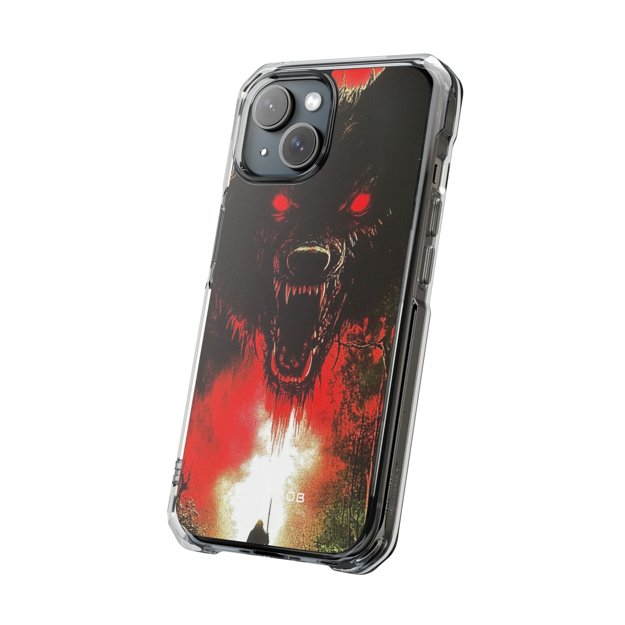 Wolfmoon Howl iPhone 15 Case - Impact