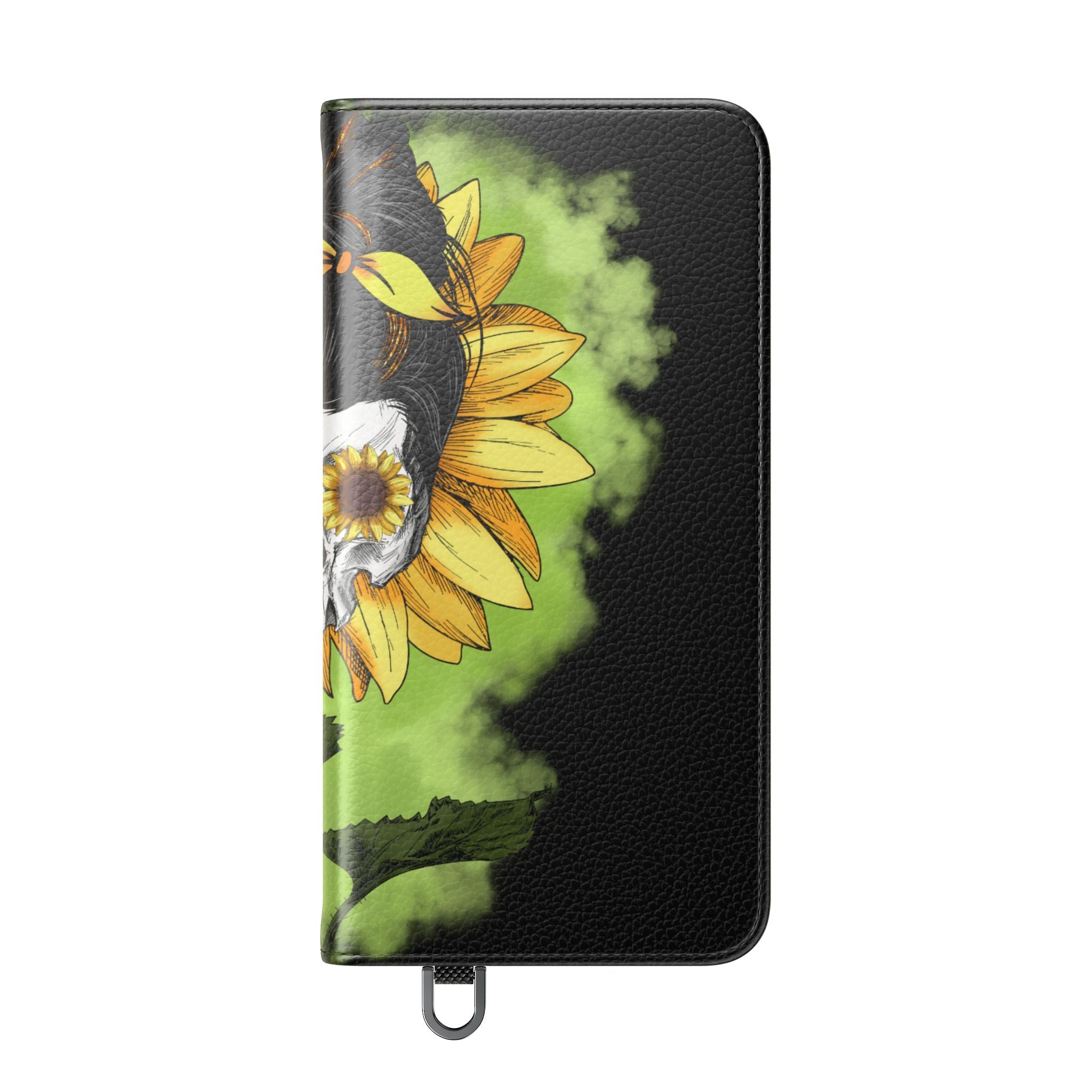 Skull Sunflower - Samsung S25 Case - Wallet