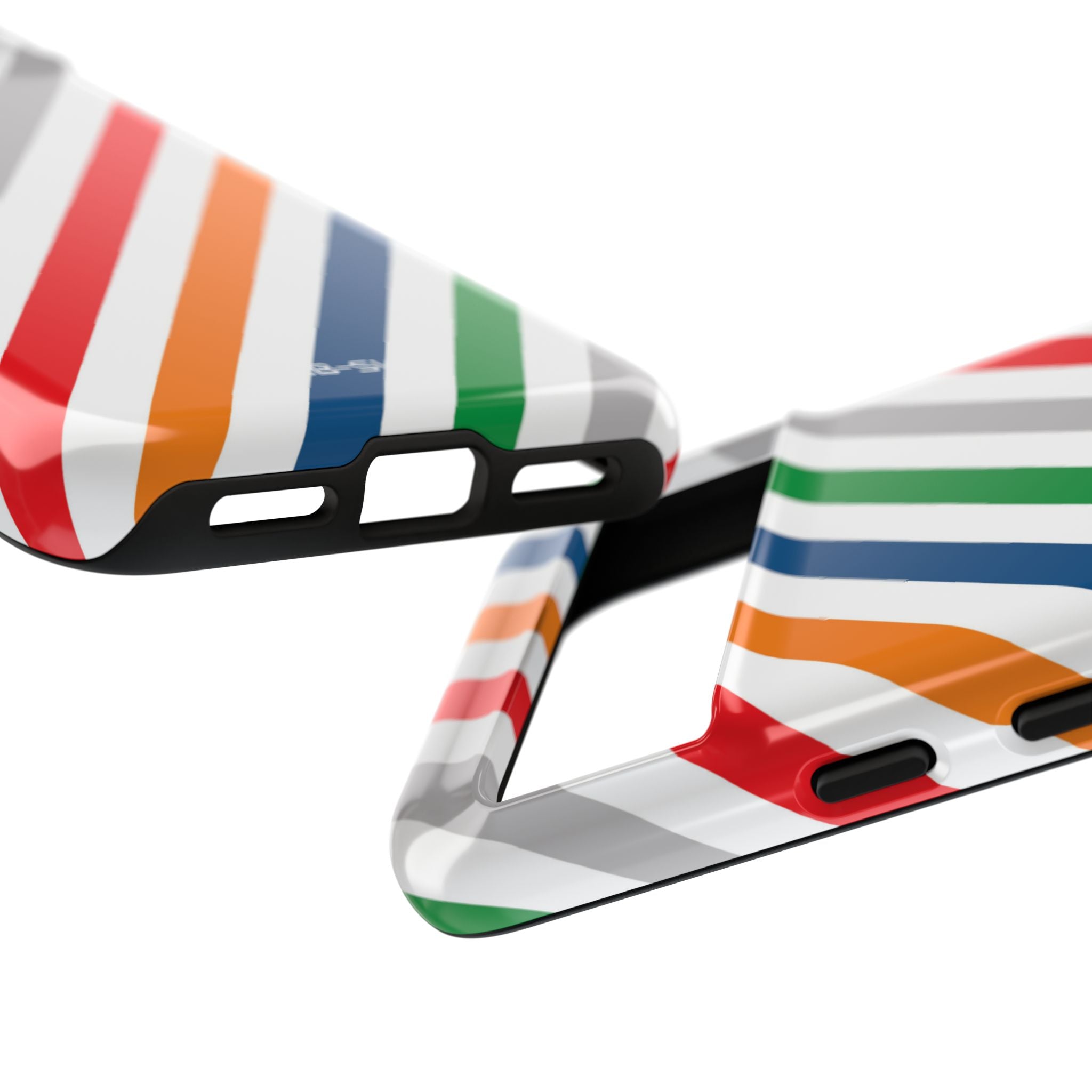 Vibrant Geometric Stripes - Google Pixel Case