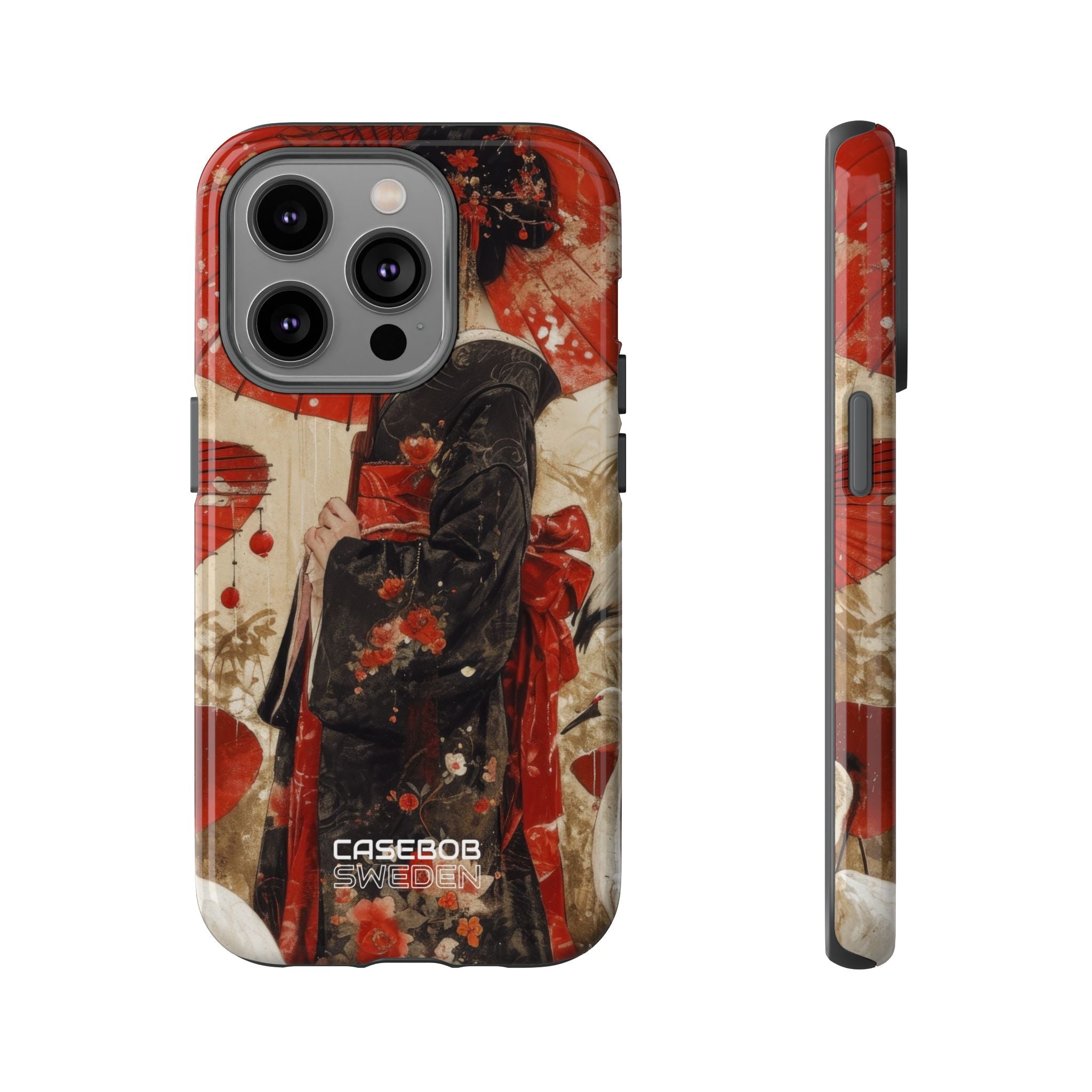 Scarlet Crane Dreams iPhone 14 - Resistente