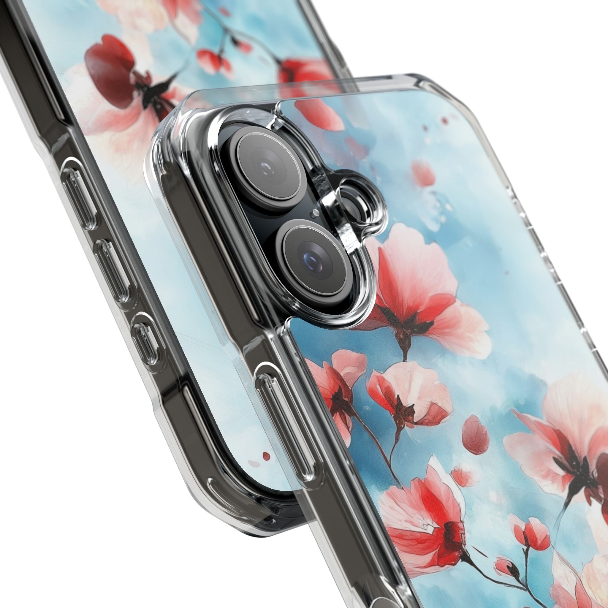 Pink Blossom Drift iPhone 16 Case - Impact