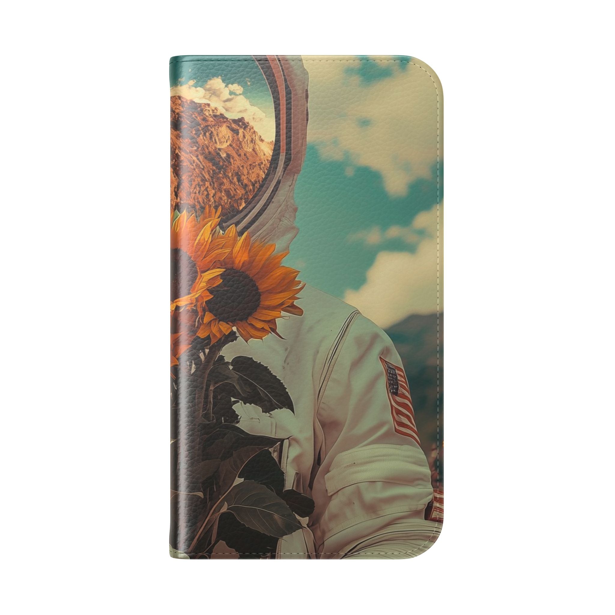 Sunflower Astronaut - iPhone 16 Case - Wallet