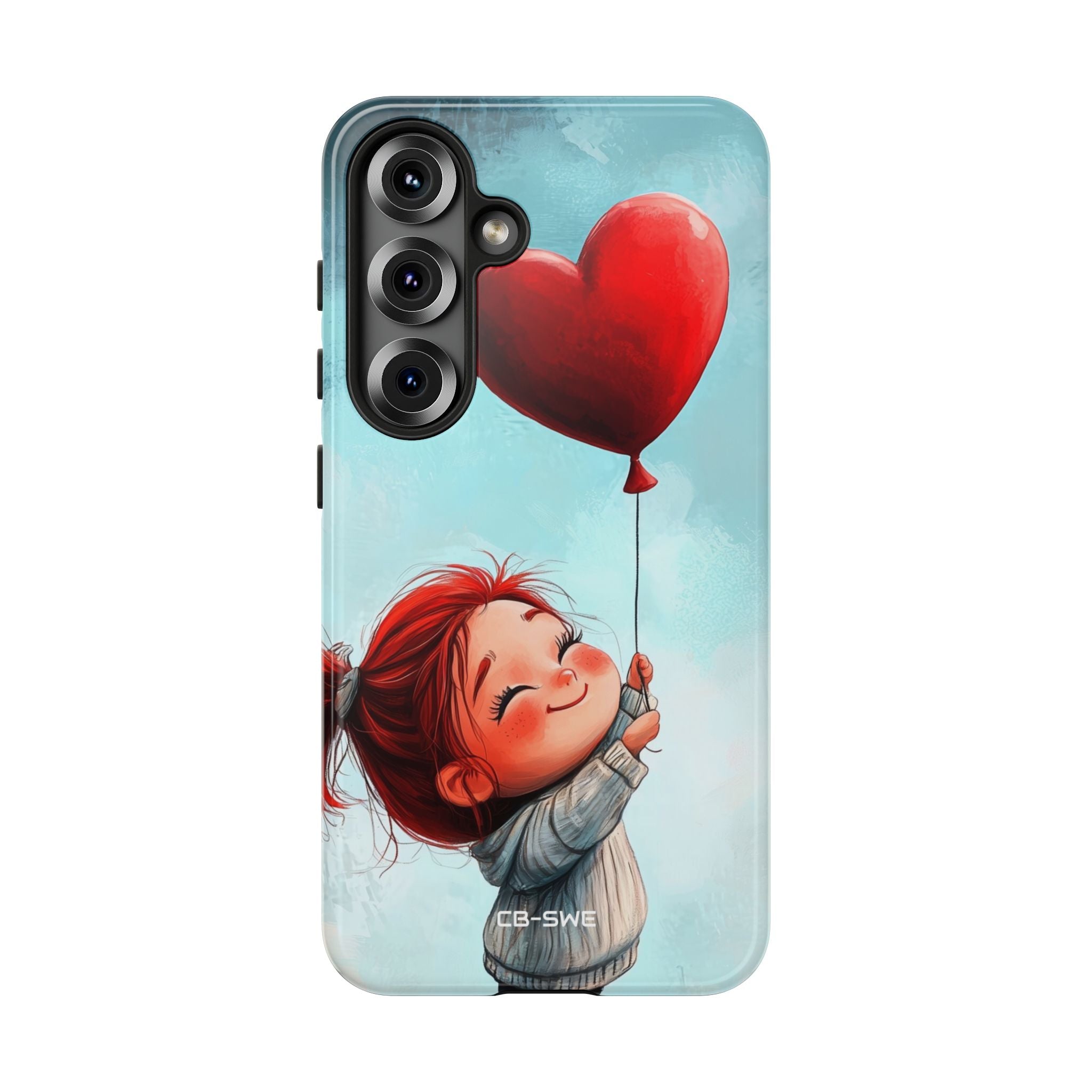 Joyful Girl Flies - Samsung Case
