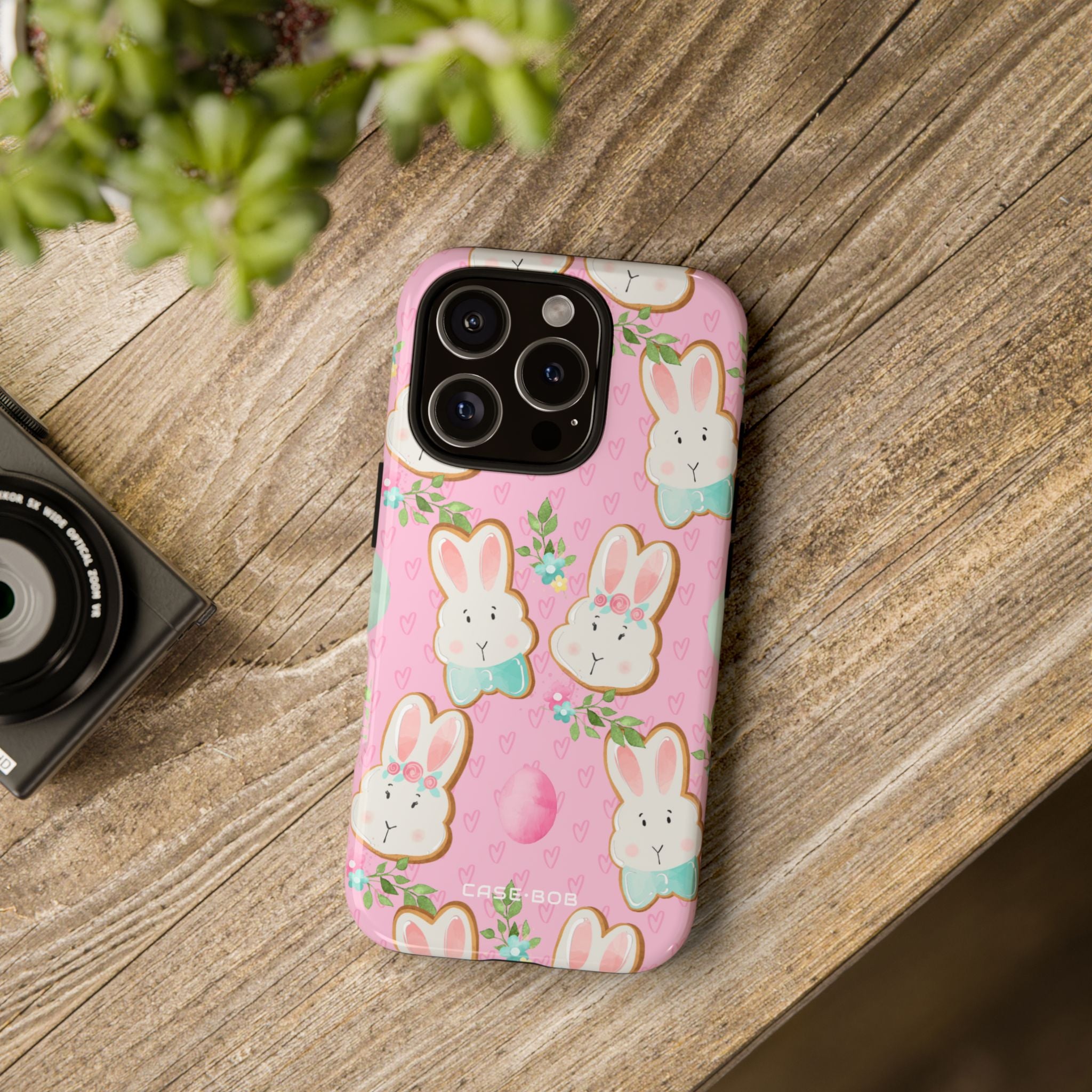 Bunny Blossom iPhone 16 Pro Case - Tough