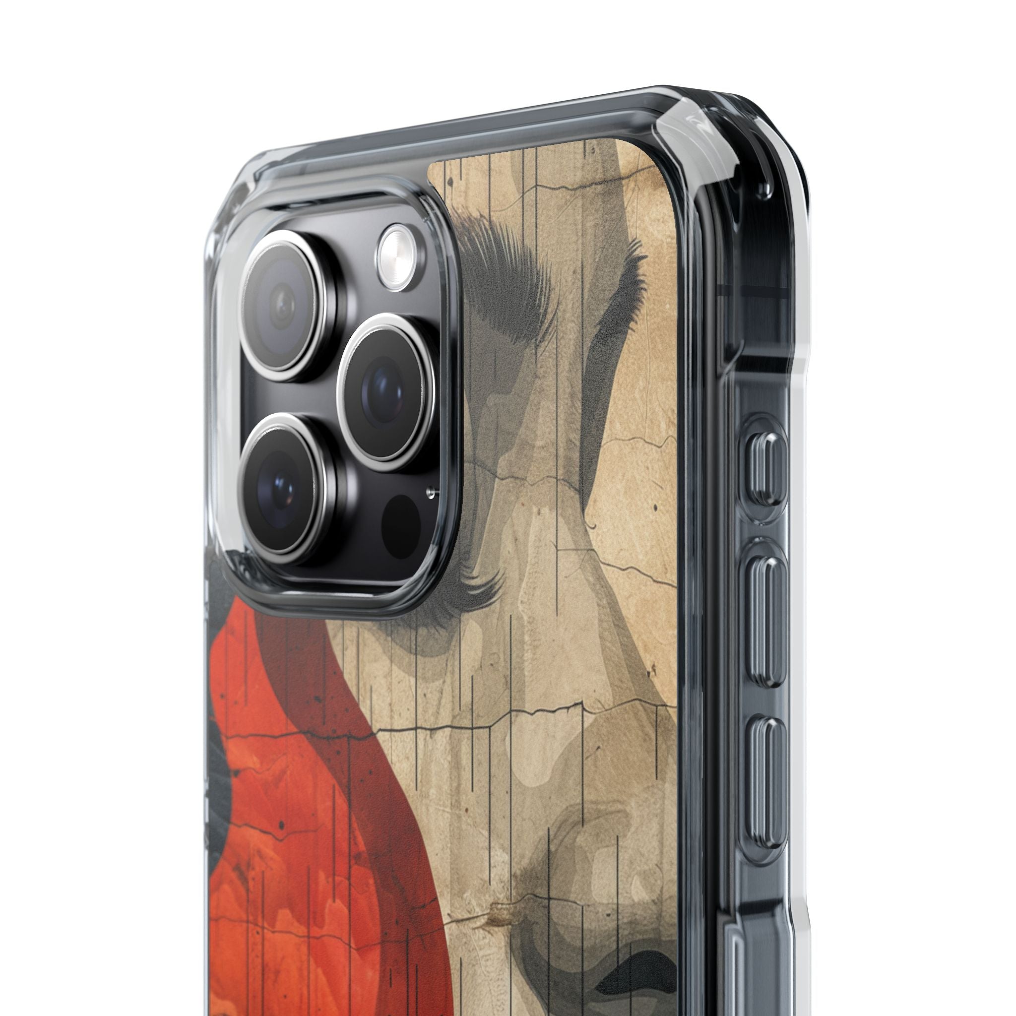 Crimson Flow Profile iPhone 15 - Impact Clear+