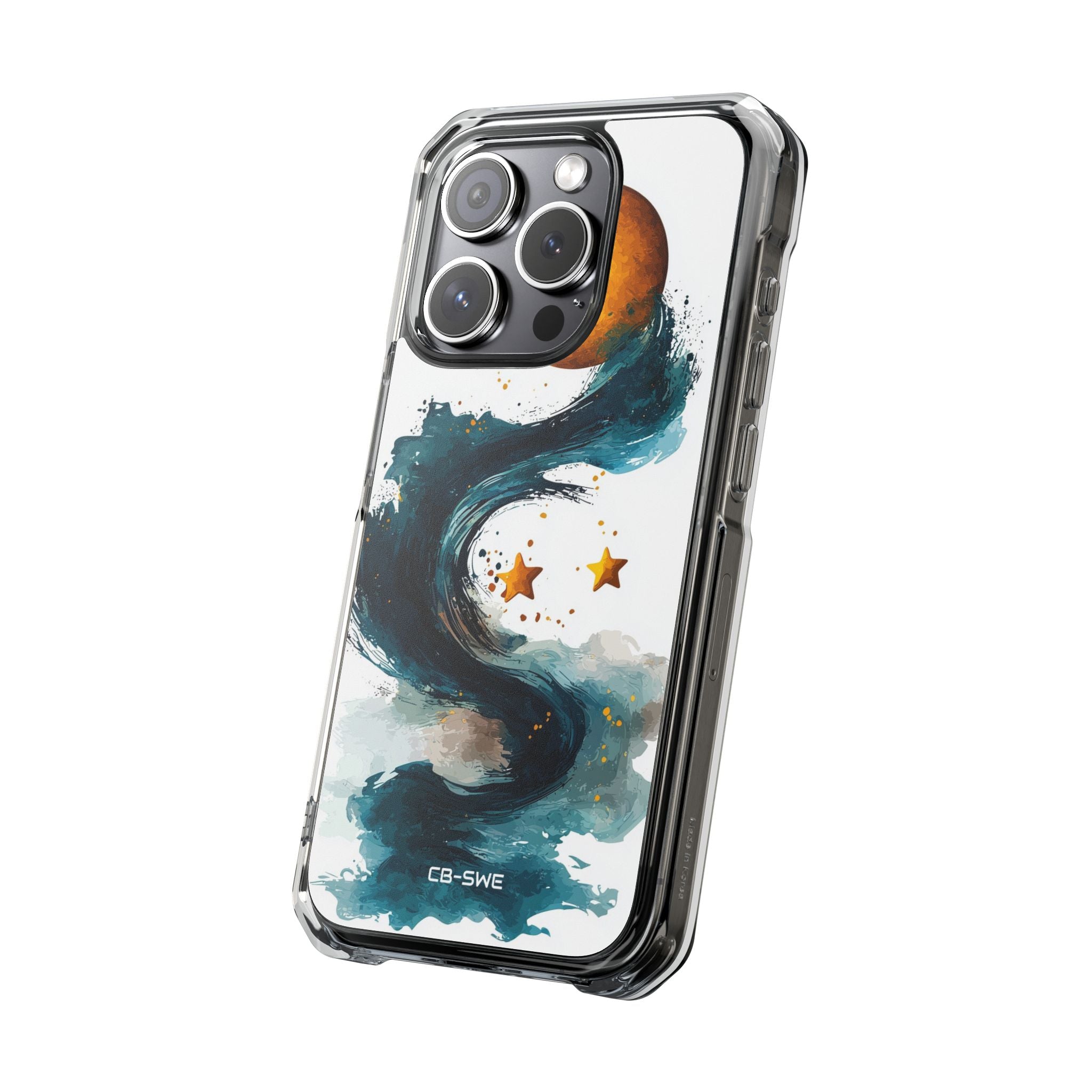 Celestial Waves Dance iPhone Case - Impact