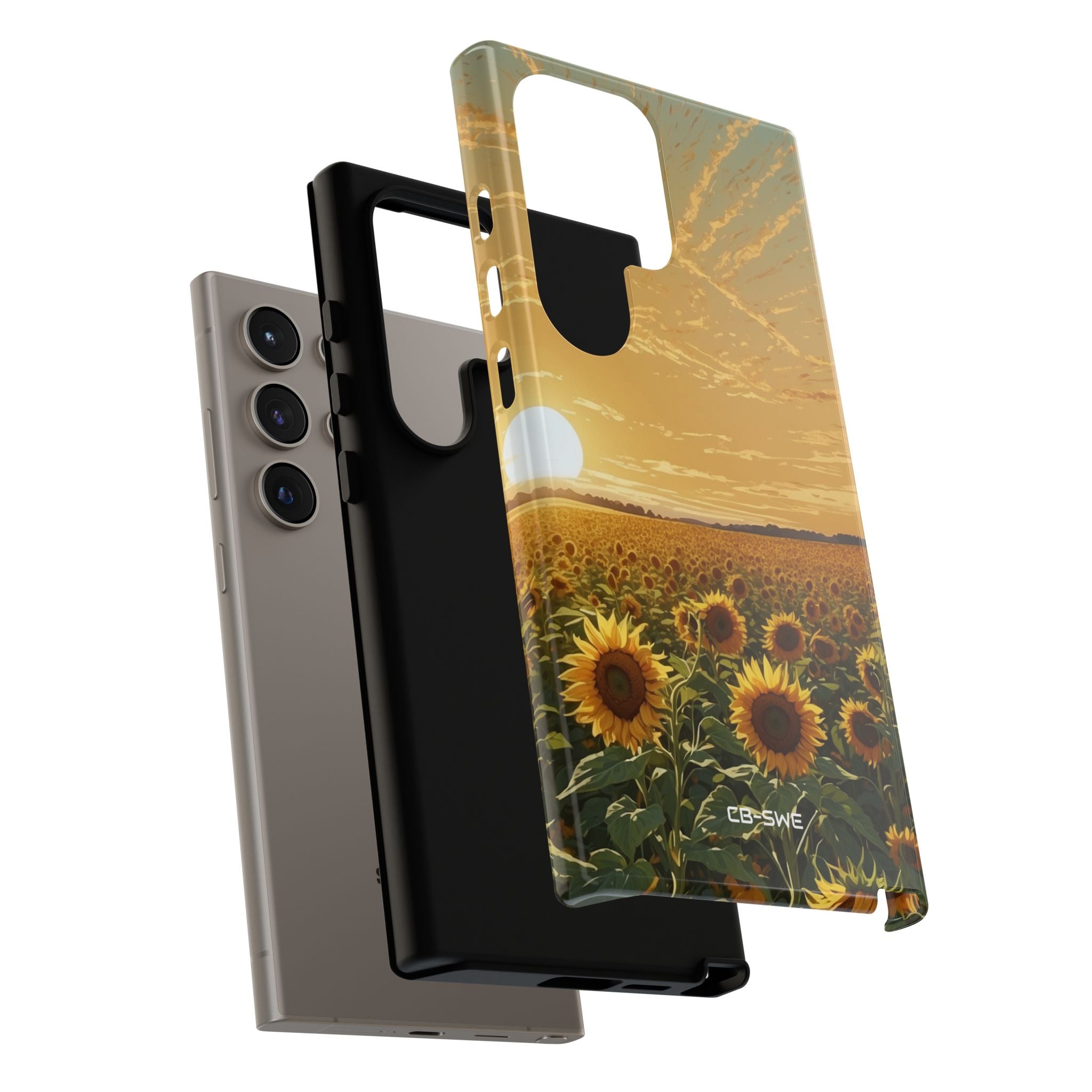 Sunflowers Embrace Sunset - Samsung Case