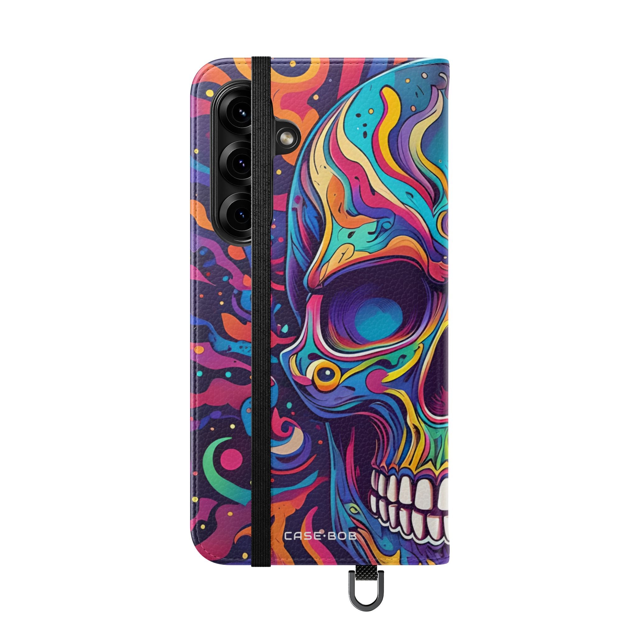Psychedelic Skull - Samsung S25+ Case - Lompakkokotelo