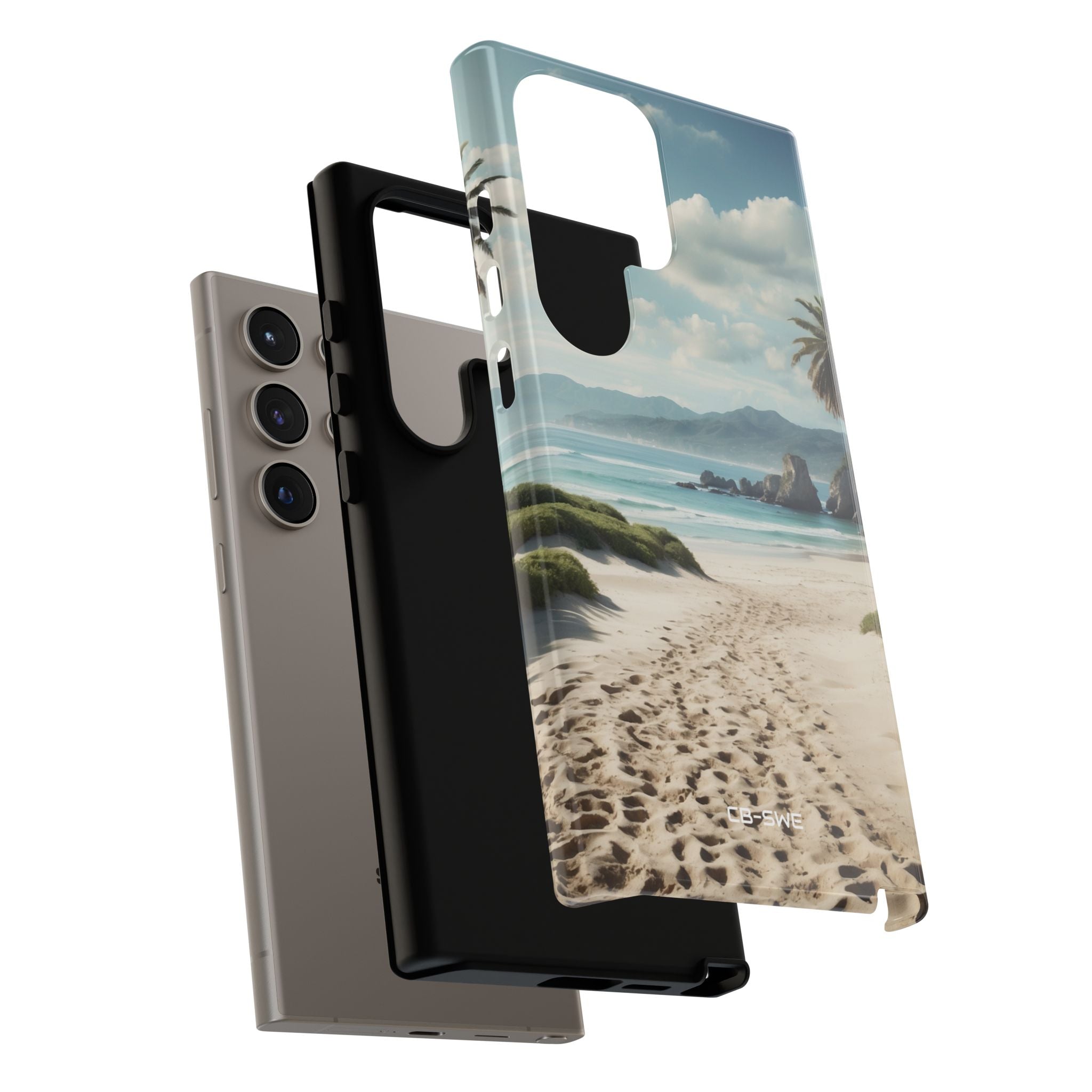 Footprints Trace Sand - Samsung Case