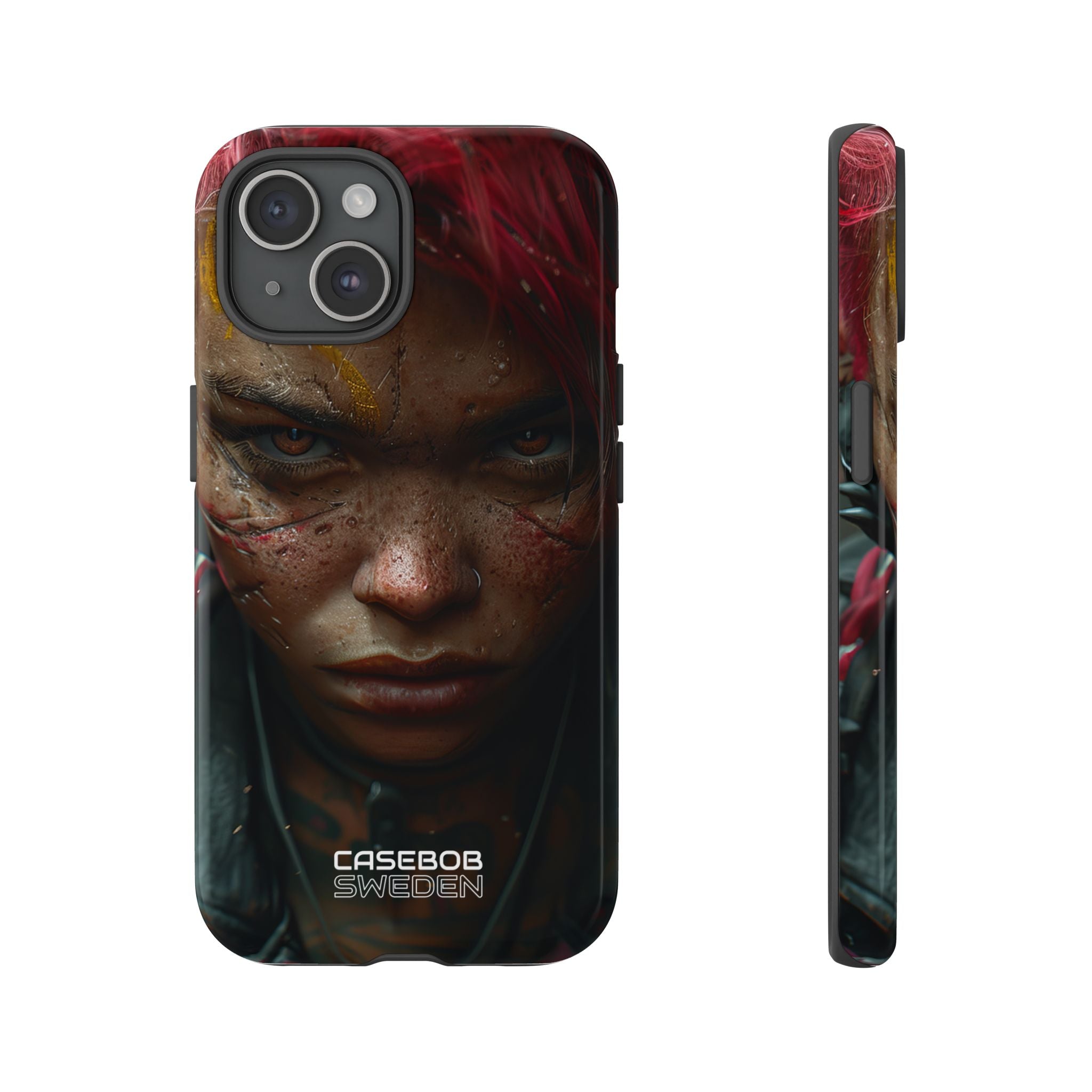 Ritratto Ribelle Cyberpunk iPhone 15 - Tough