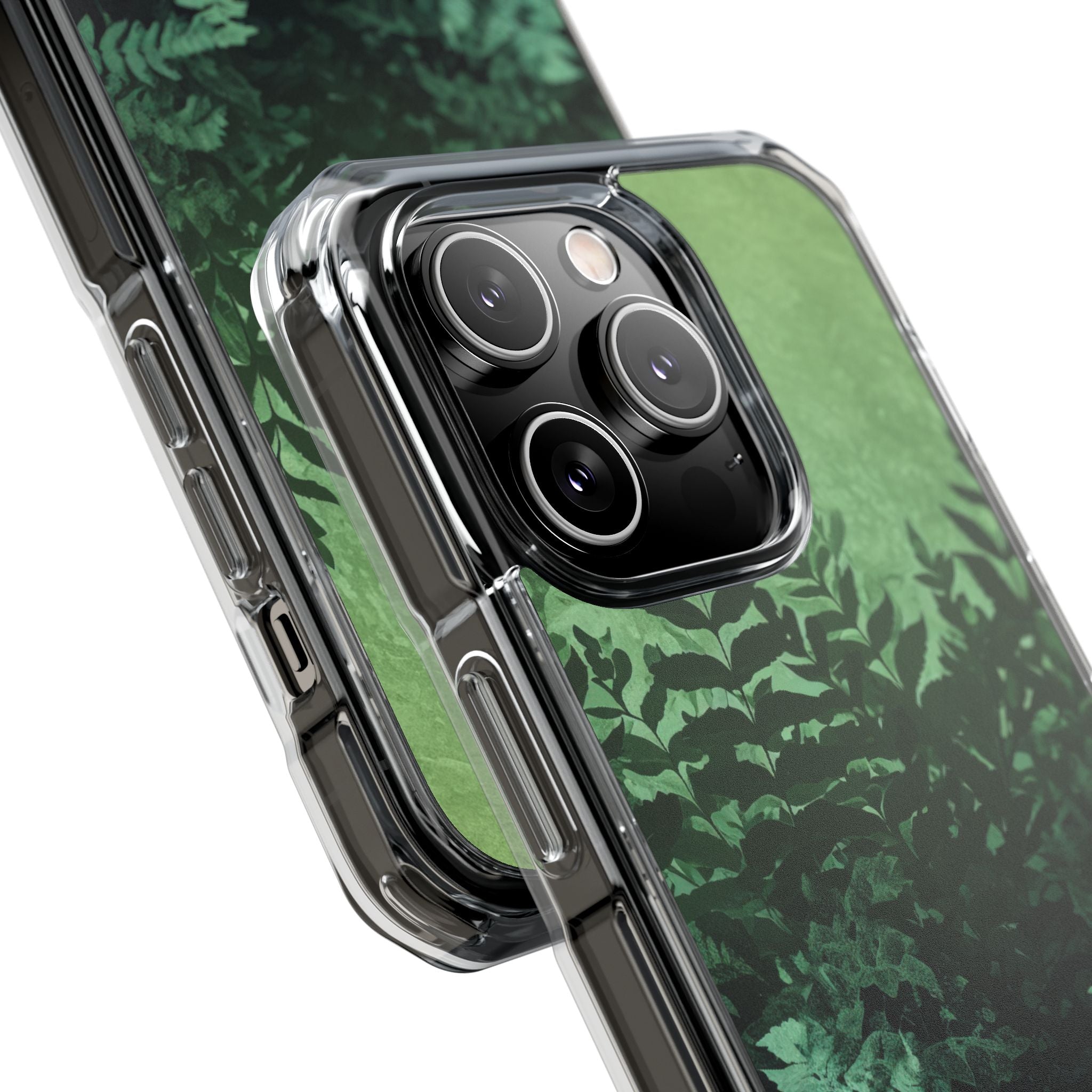 Verdant Fern Silhouettes iPhone 14 - Impact Clear+