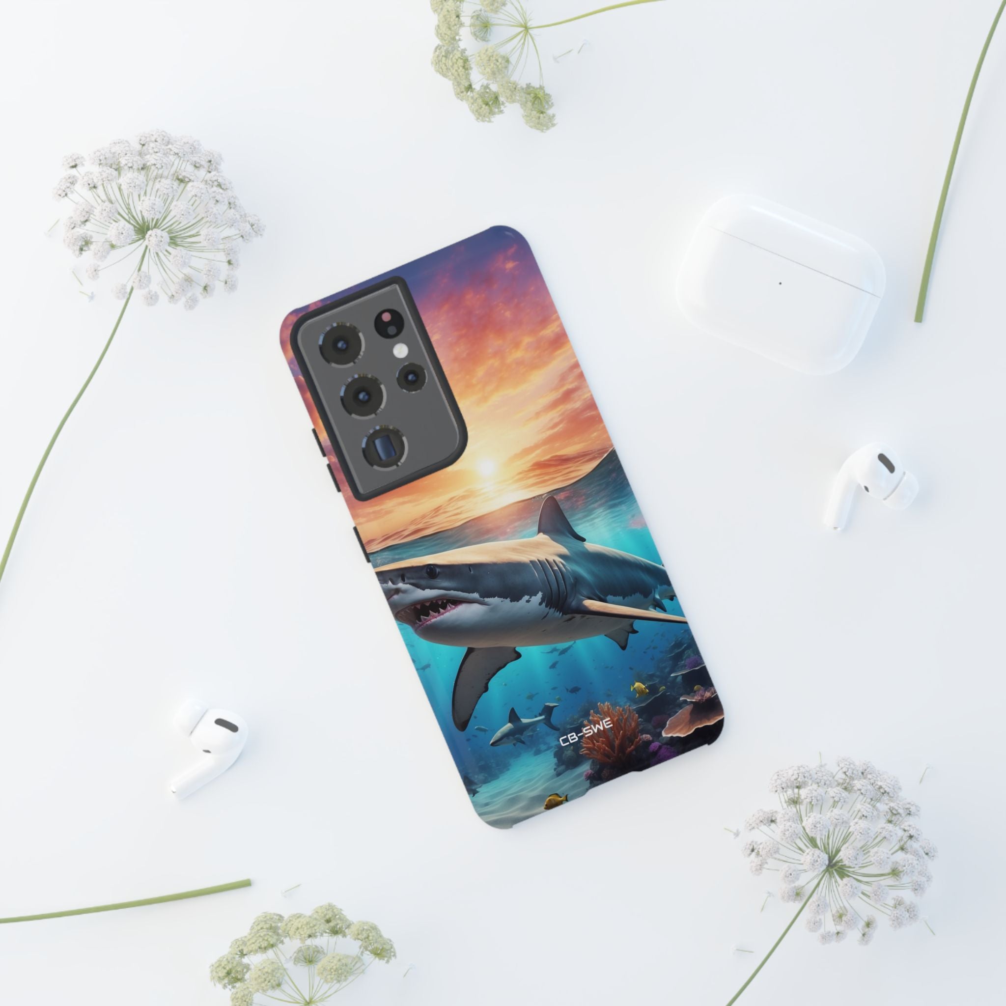 Shark Swims Through - Samsung Case